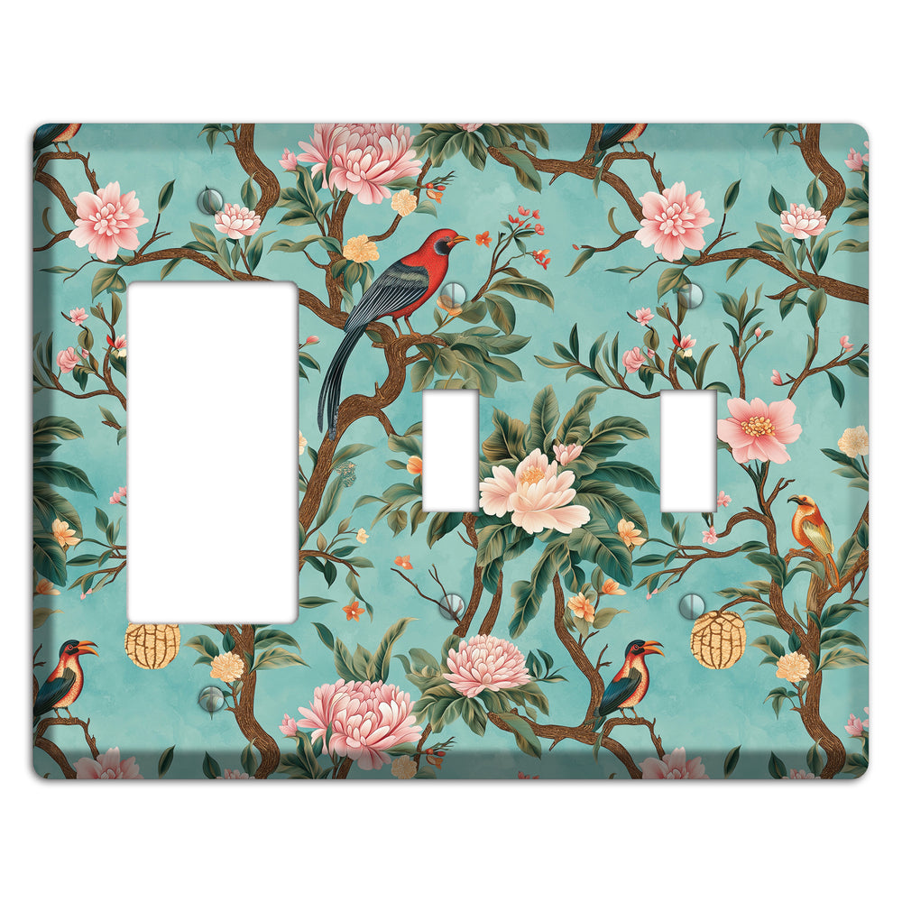 Jade Garden Reverie Rocker / 2 Toggle Wallplate