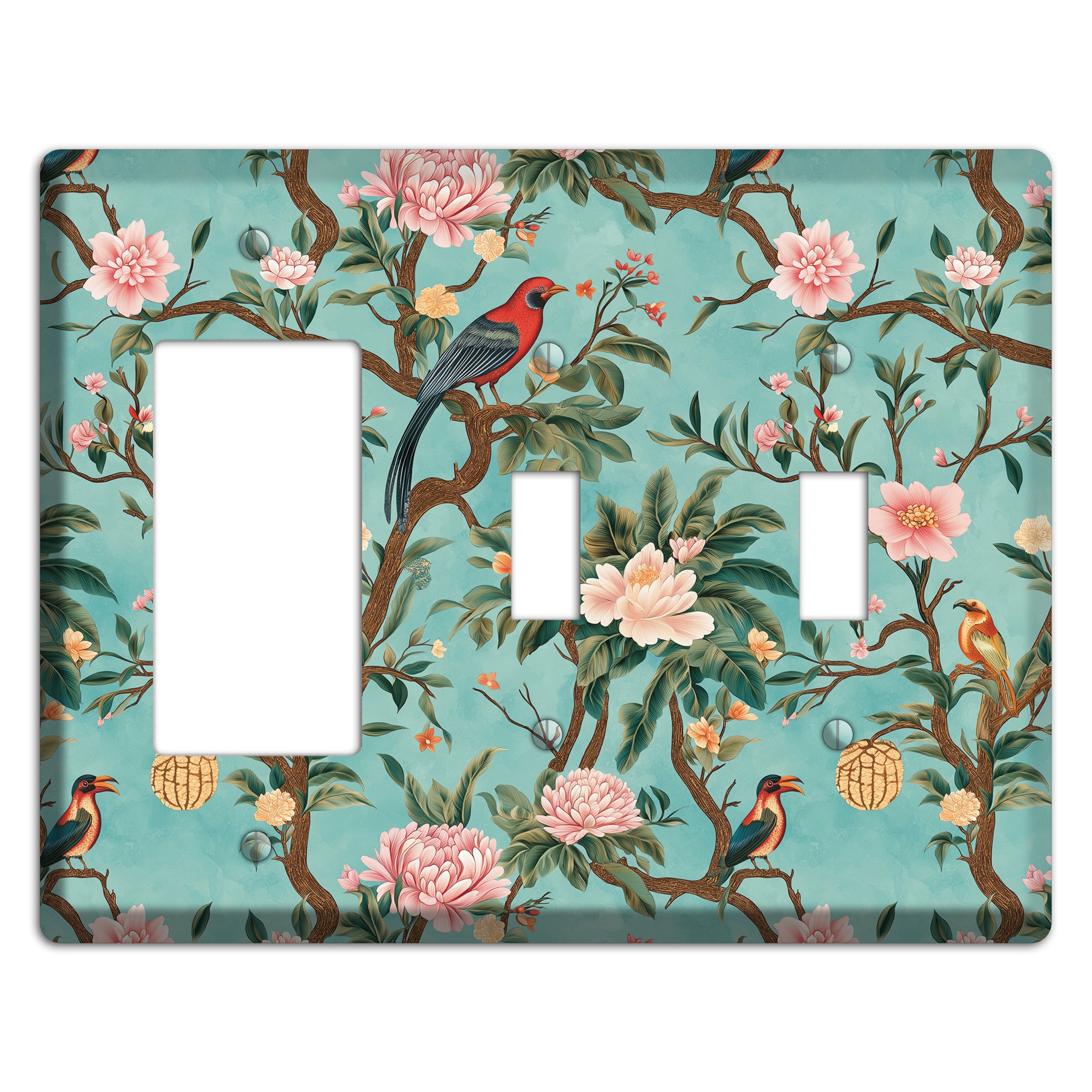 Jade Garden Reverie Rocker / 2 Toggle Wallplate