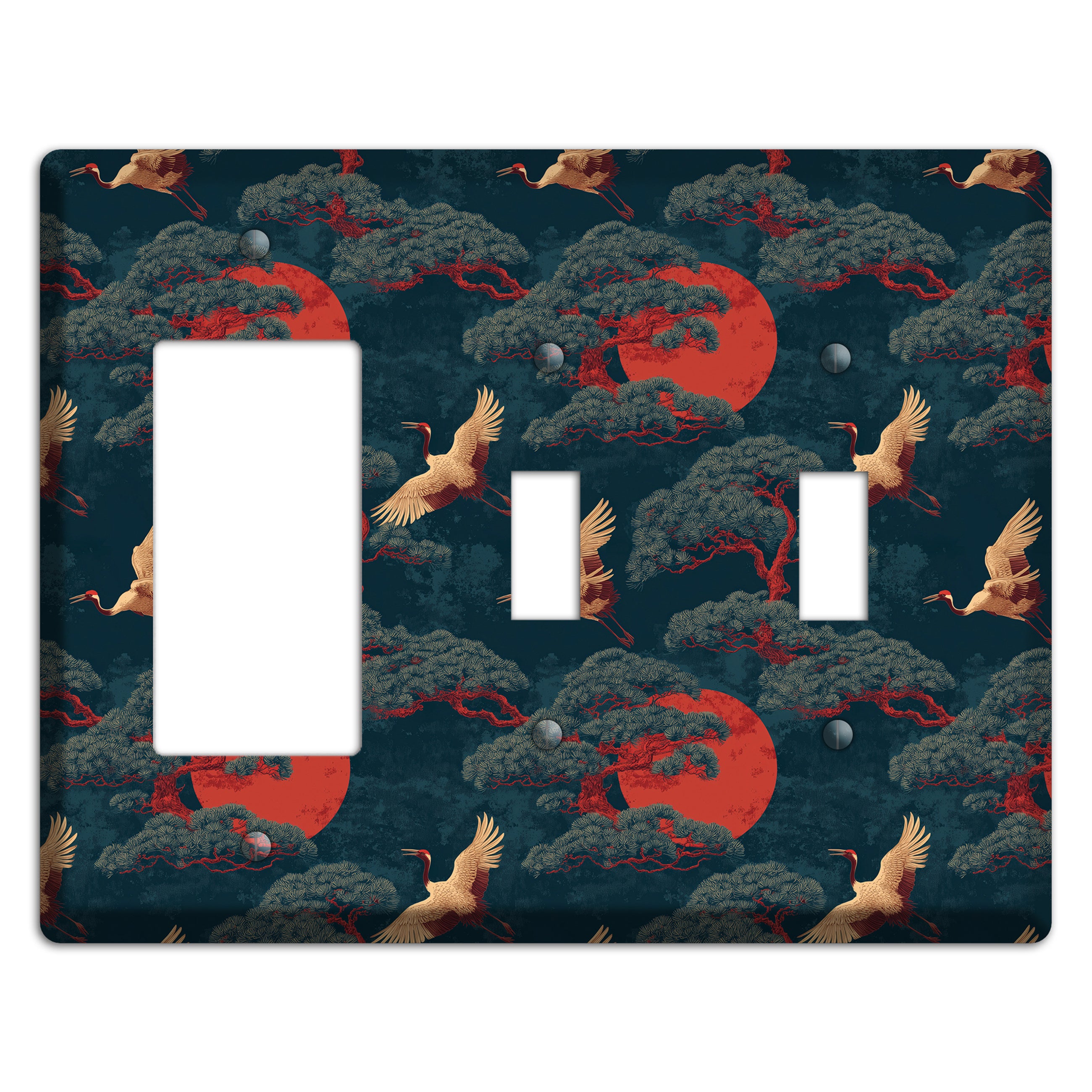 Vermillion Moon Ascent Rocker / 2 Toggle Wallplate