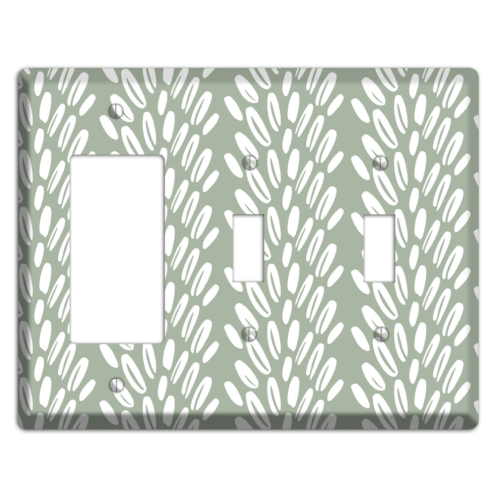 Harvest Whisper Rocker / 2 Toggle Wallplate