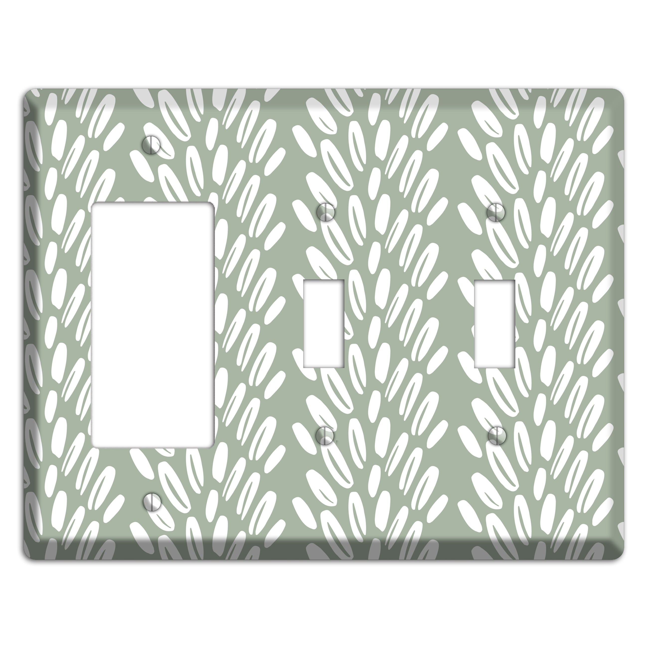 Harvest Whisper Rocker / 2 Toggle Wallplate