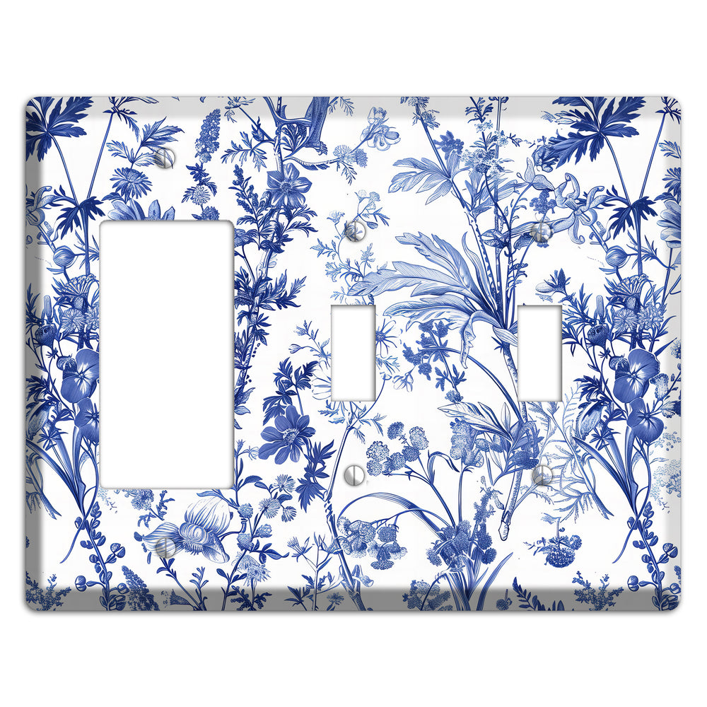Wildflower Ink Study Rocker / 2 Toggle Wallplate