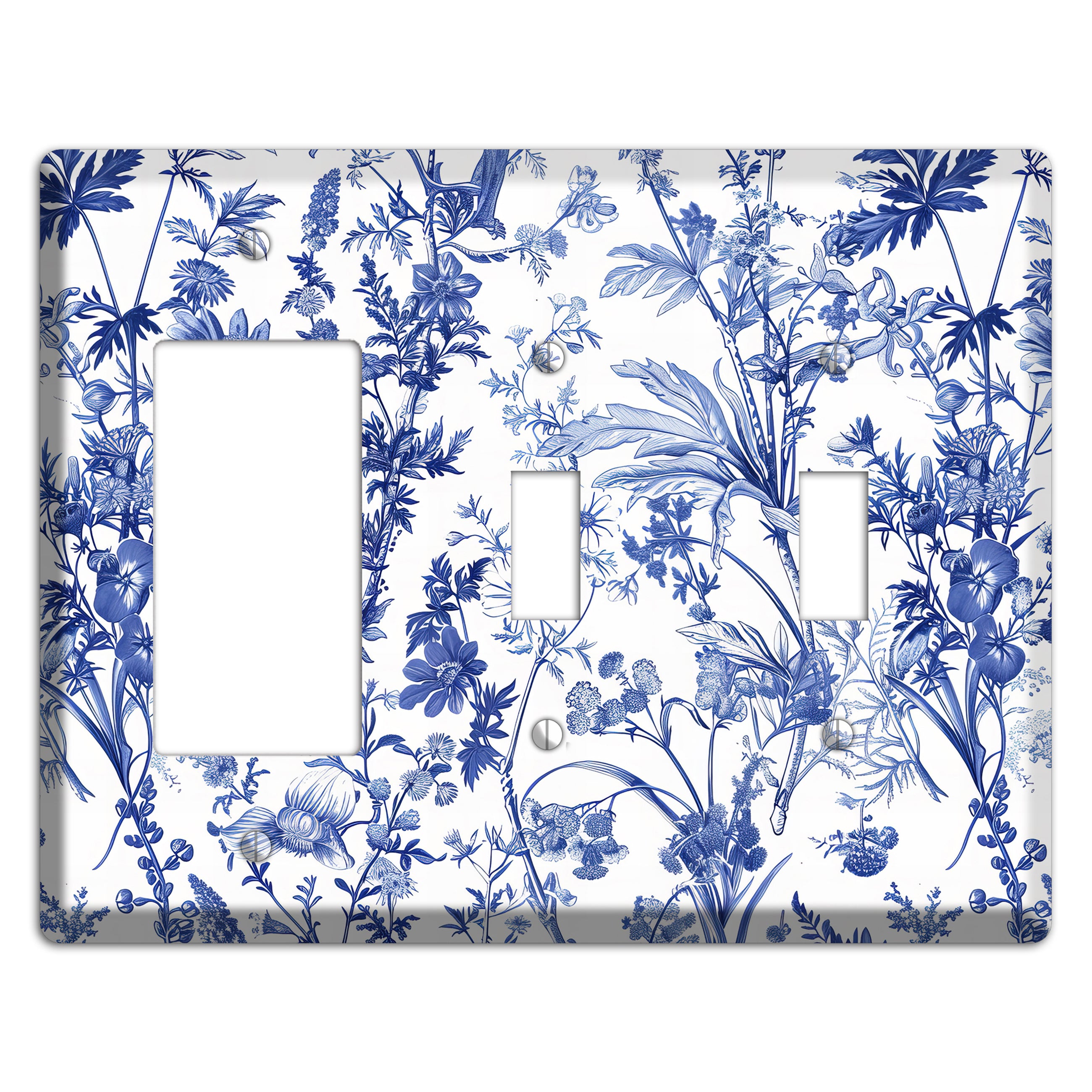 Wildflower Ink Study Rocker / 2 Toggle Wallplate