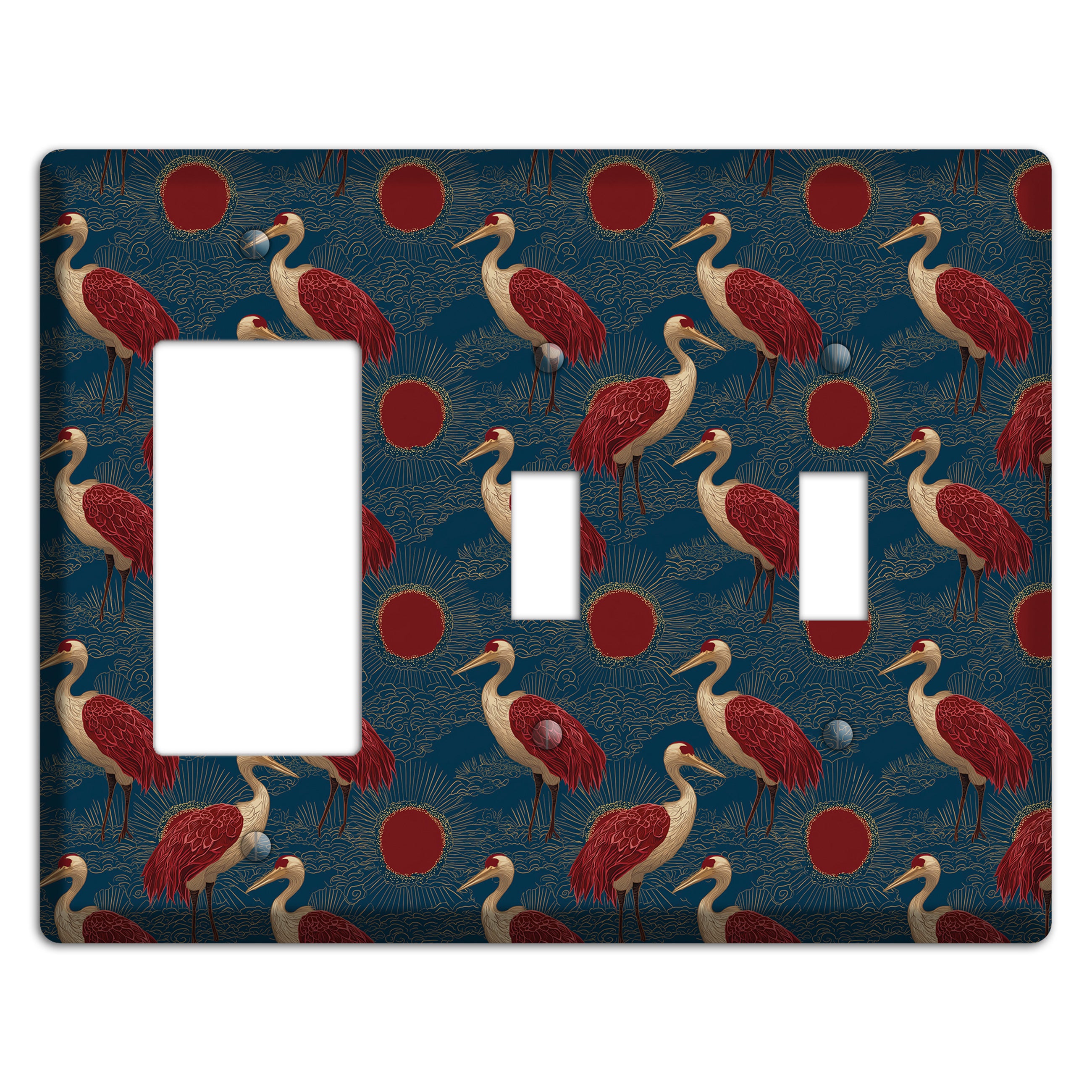 Indigo Sun Vigil Rocker / 2 Toggle Wallplate