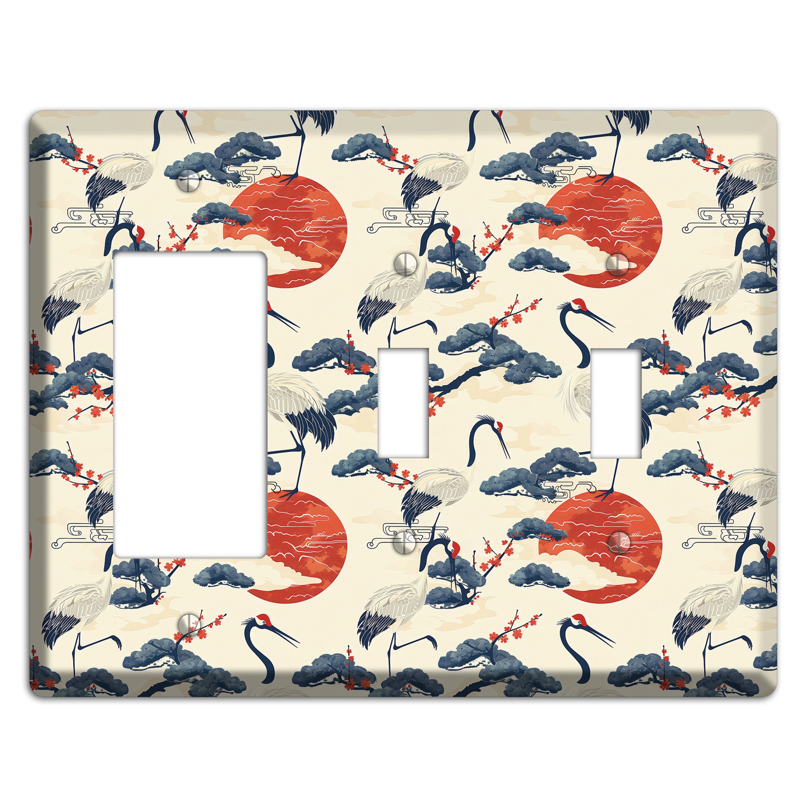 Untitled Design Rocker / 2 Toggle Wallplate