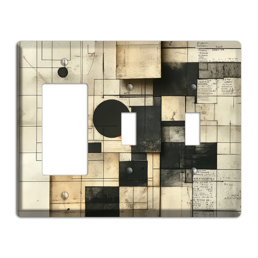 Drafting Room Séance Rocker / 2 Toggle Wallplate