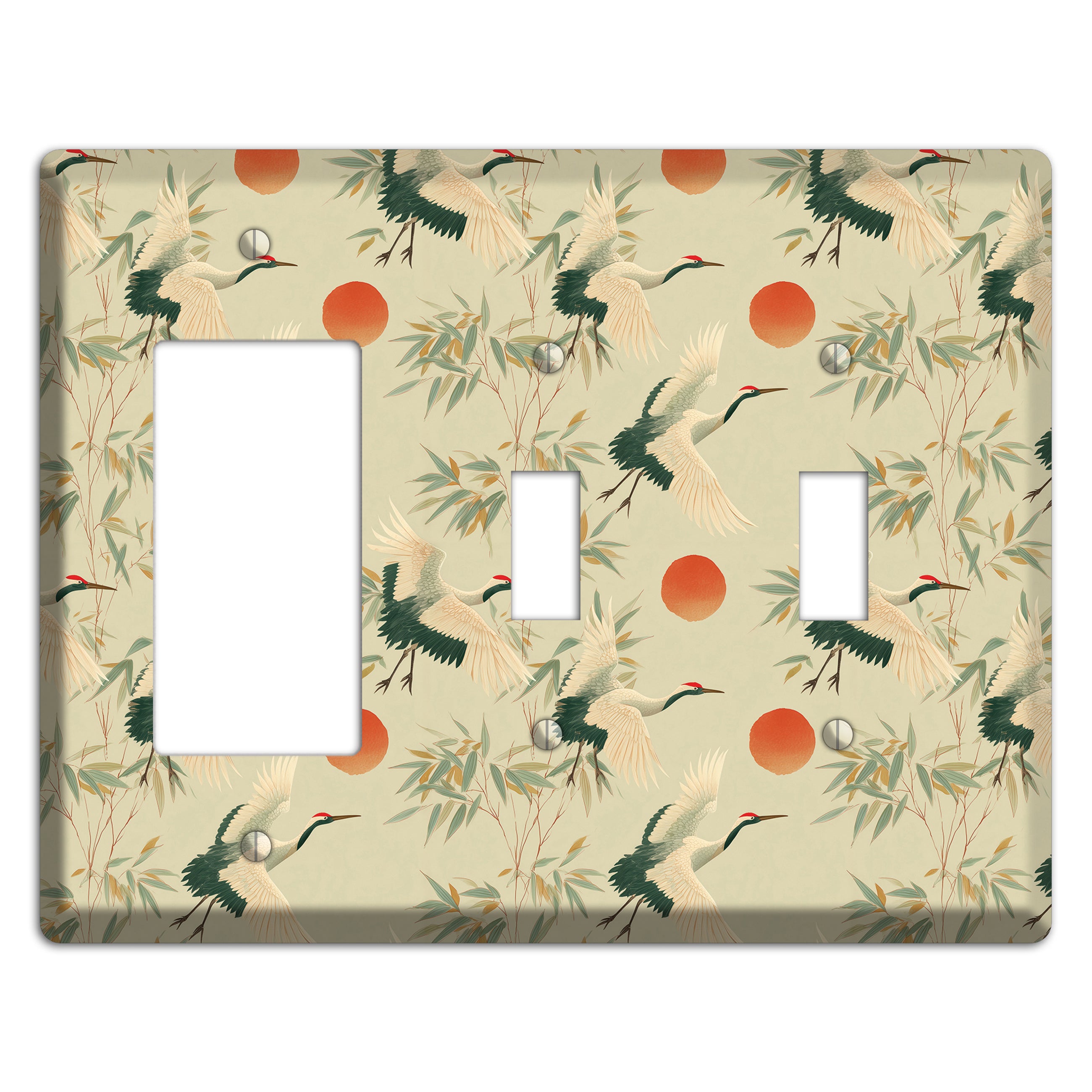 Celadon Sun Migration Rocker / 2 Toggle Wallplate
