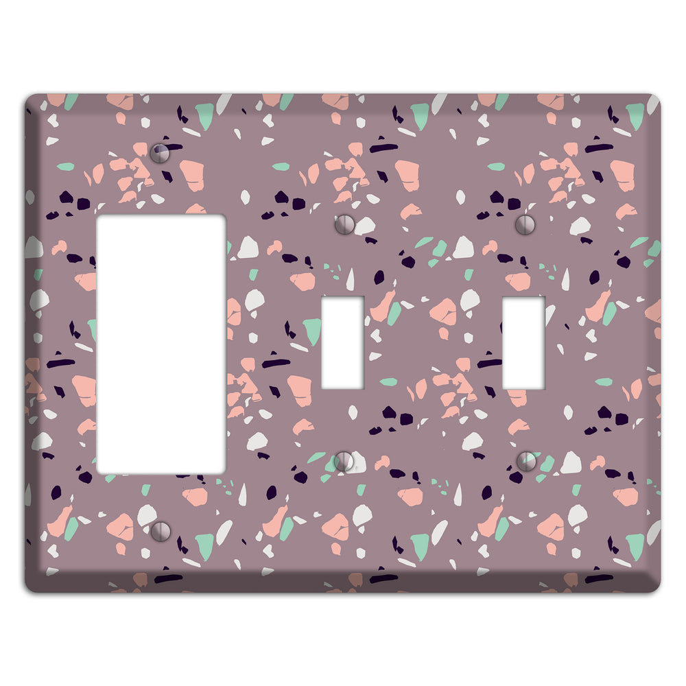 Orchid Dust Rocker / 2 Toggle Wallplate