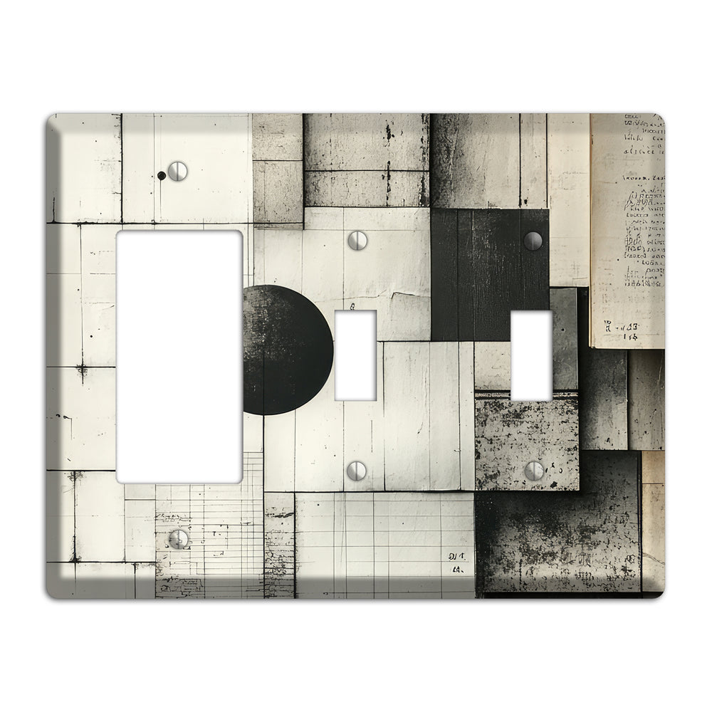 Ledger & Void Rocker / 2 Toggle Wallplate