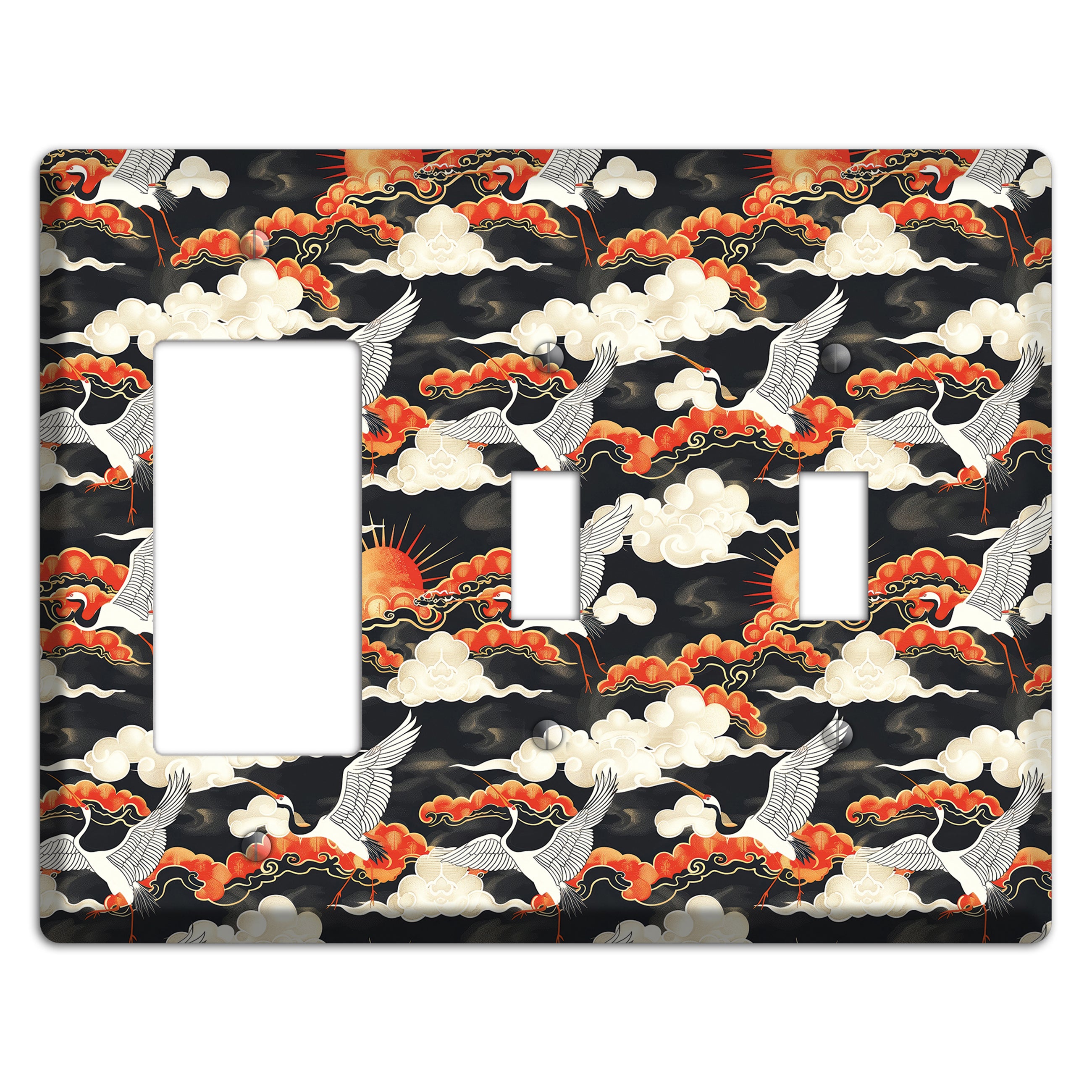 Ember Sky Migration Rocker / 2 Toggle Wallplate