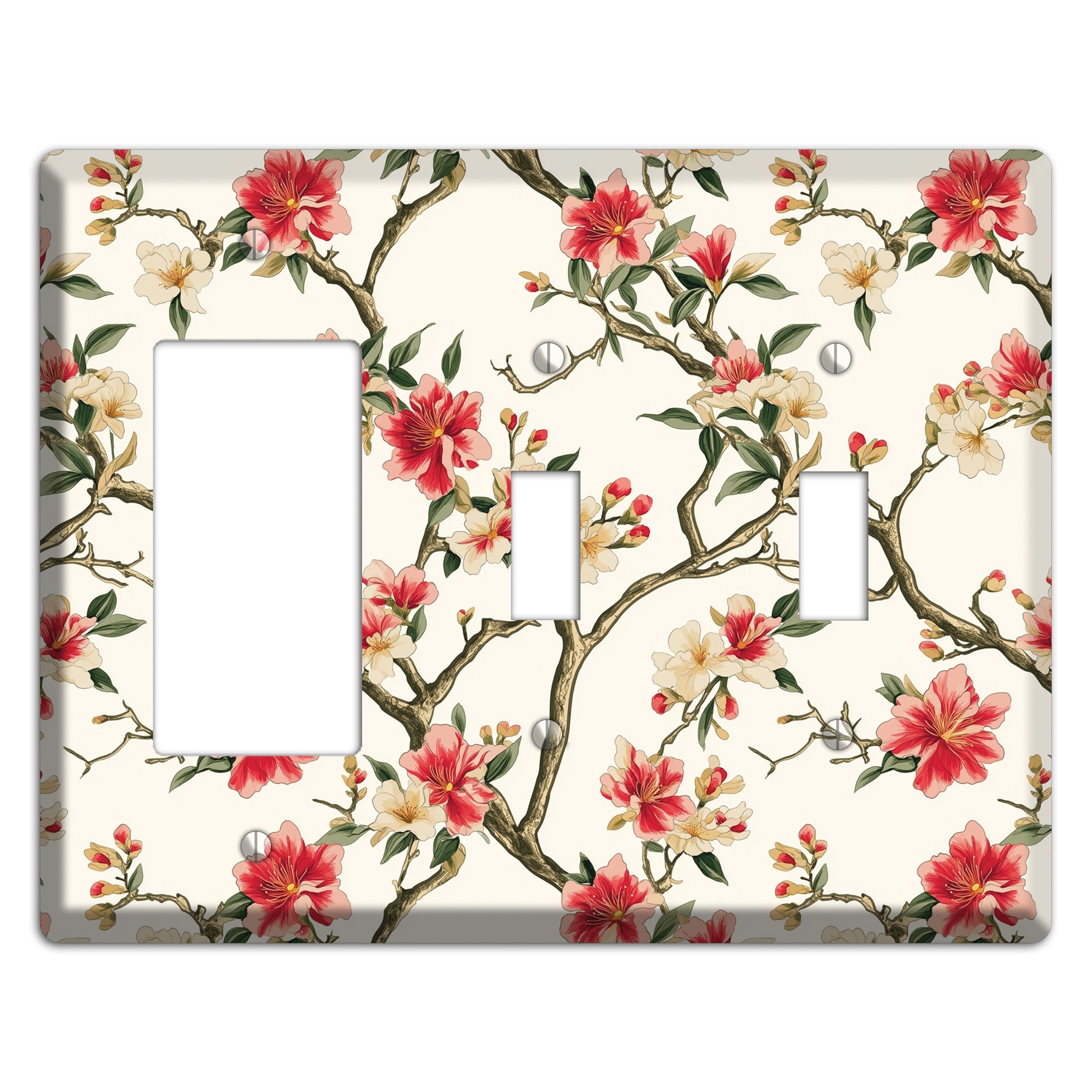 Blossom & Bough Rocker / 2 Toggle Wallplate