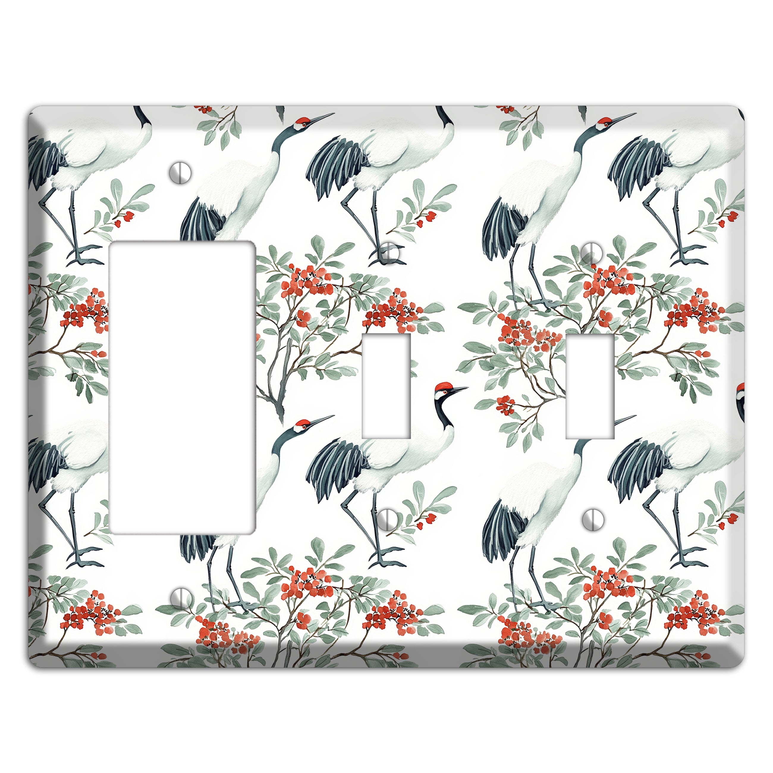 Scarlet Crown Reverie Rocker / 2 Toggle Wallplate