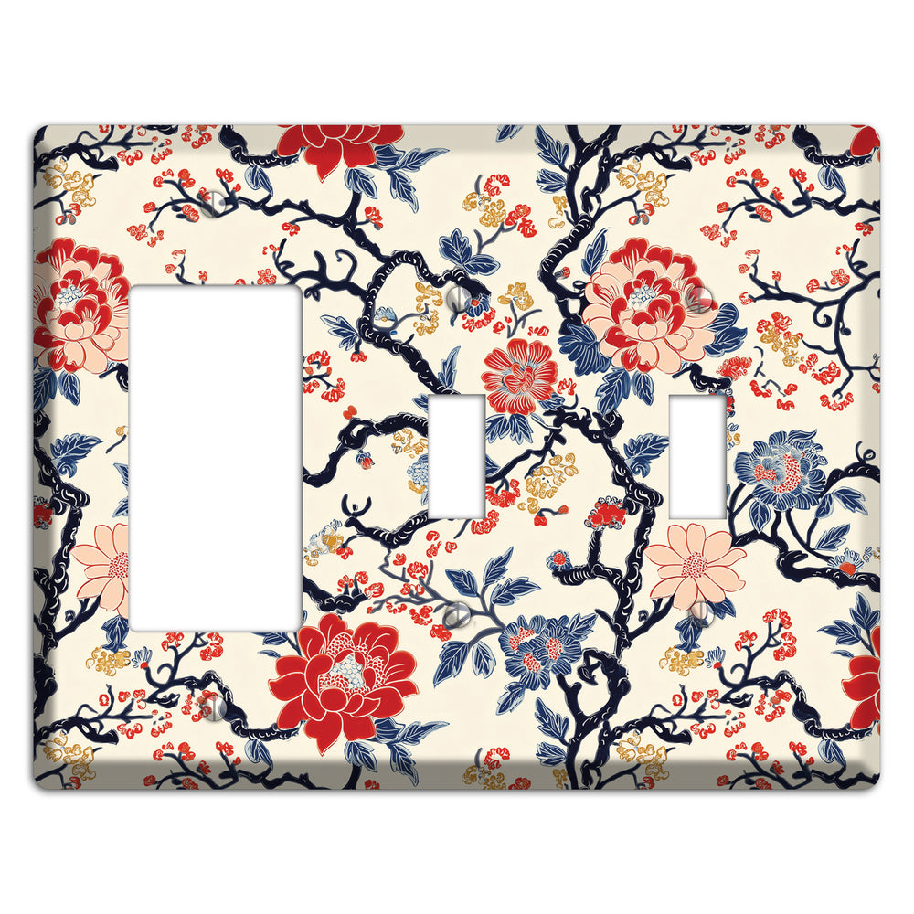 Crimson Branch Reverie Rocker / 2 Toggle Wallplate