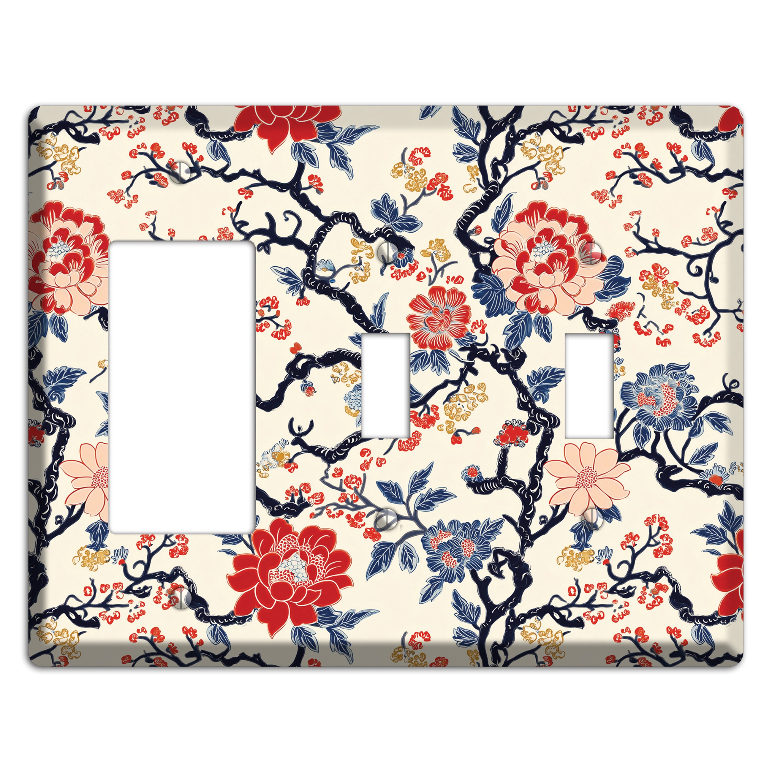 Crimson Branch Reverie Rocker / 2 Toggle Wallplate