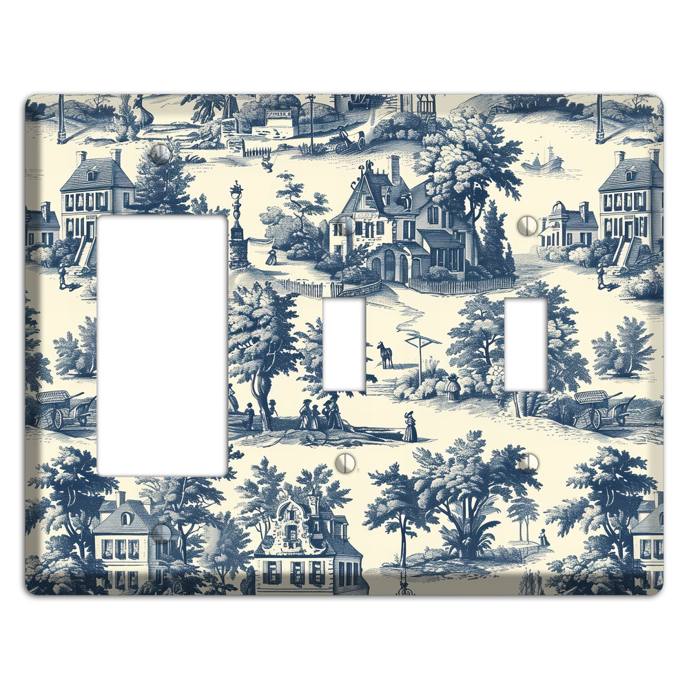 Village & Volley Rocker / 2 Toggle Wallplate