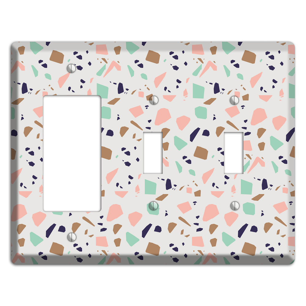 Candyfetti Quartz Rocker / 2 Toggle Wallplate