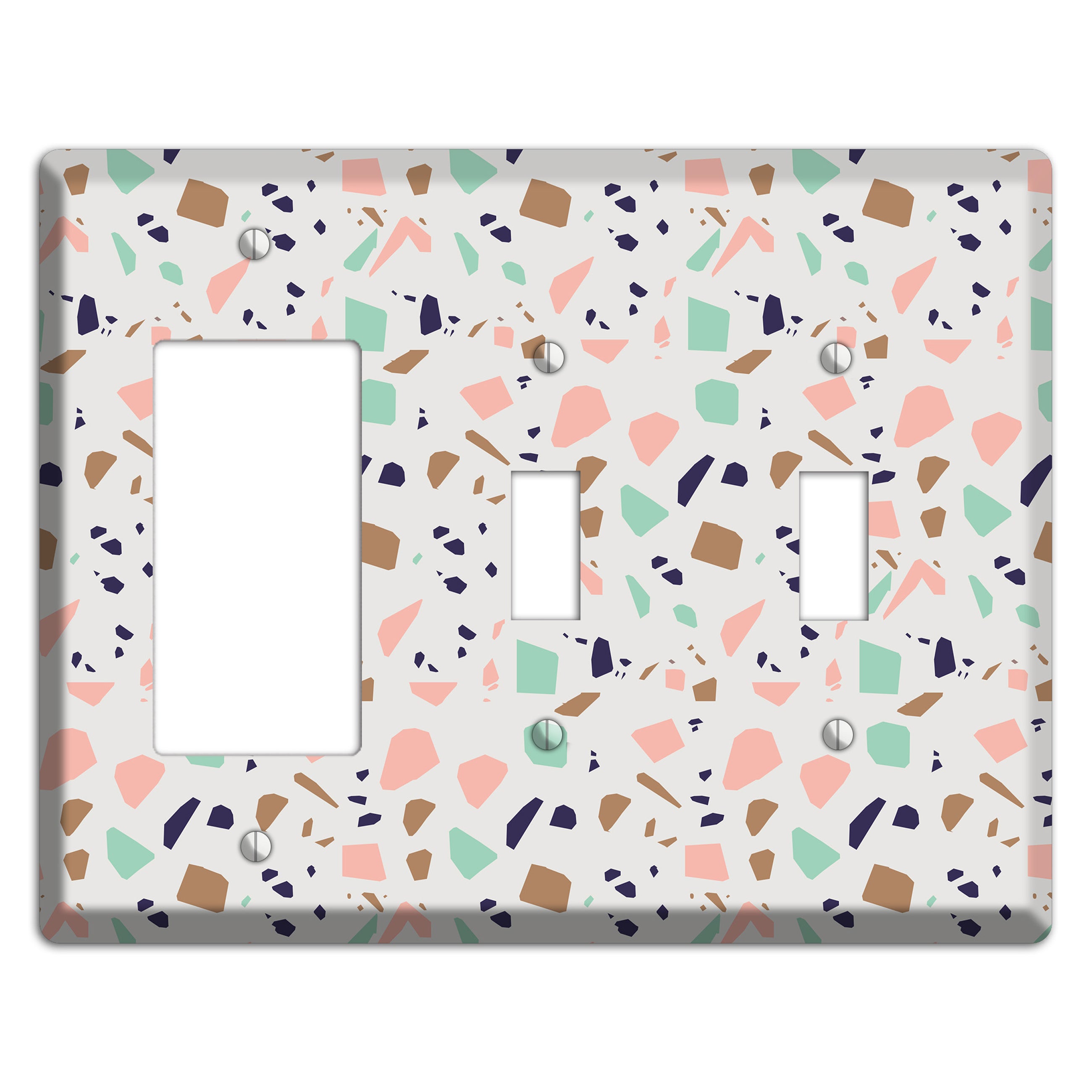 Candyfetti Quartz Rocker / 2 Toggle Wallplate