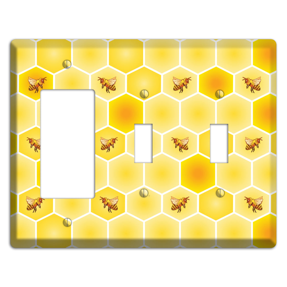 Colony in Formation Rocker / 2 Toggle Wallplate