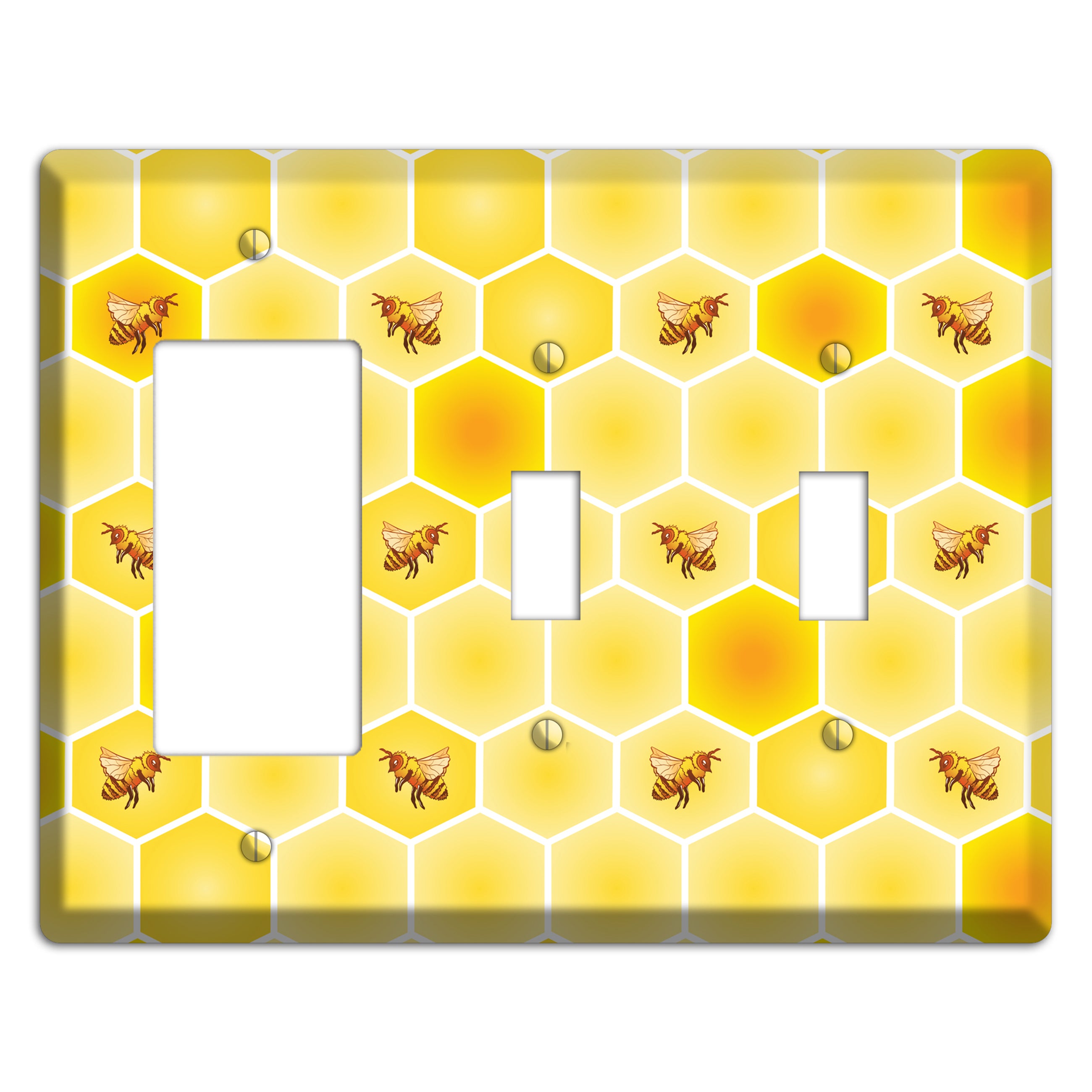 Colony in Formation Rocker / 2 Toggle Wallplate