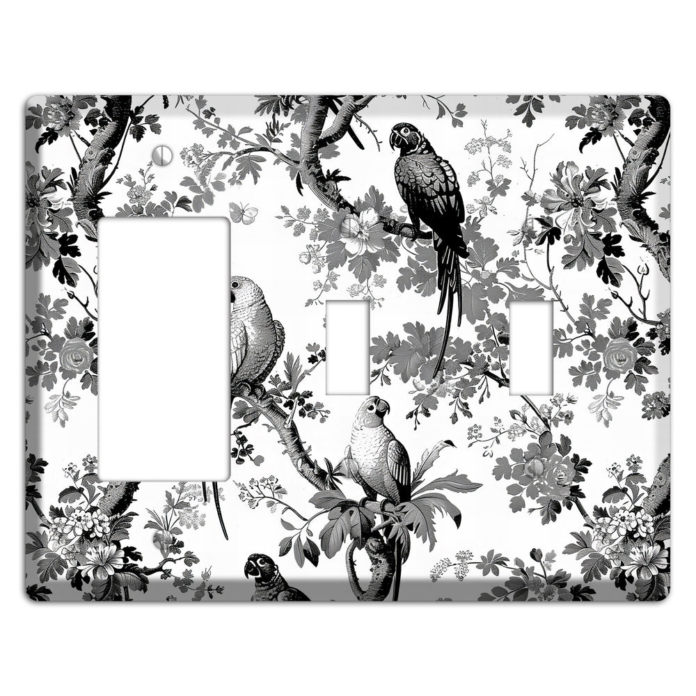 Parlor of Parrots Rocker / 2 Toggle Wallplate