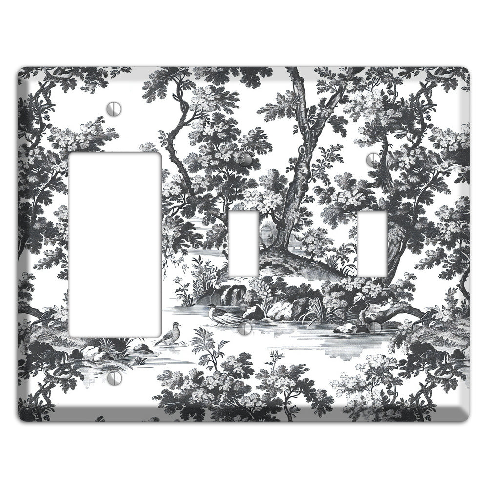 Woodland Reverie Rocker / 2 Toggle Wallplate
