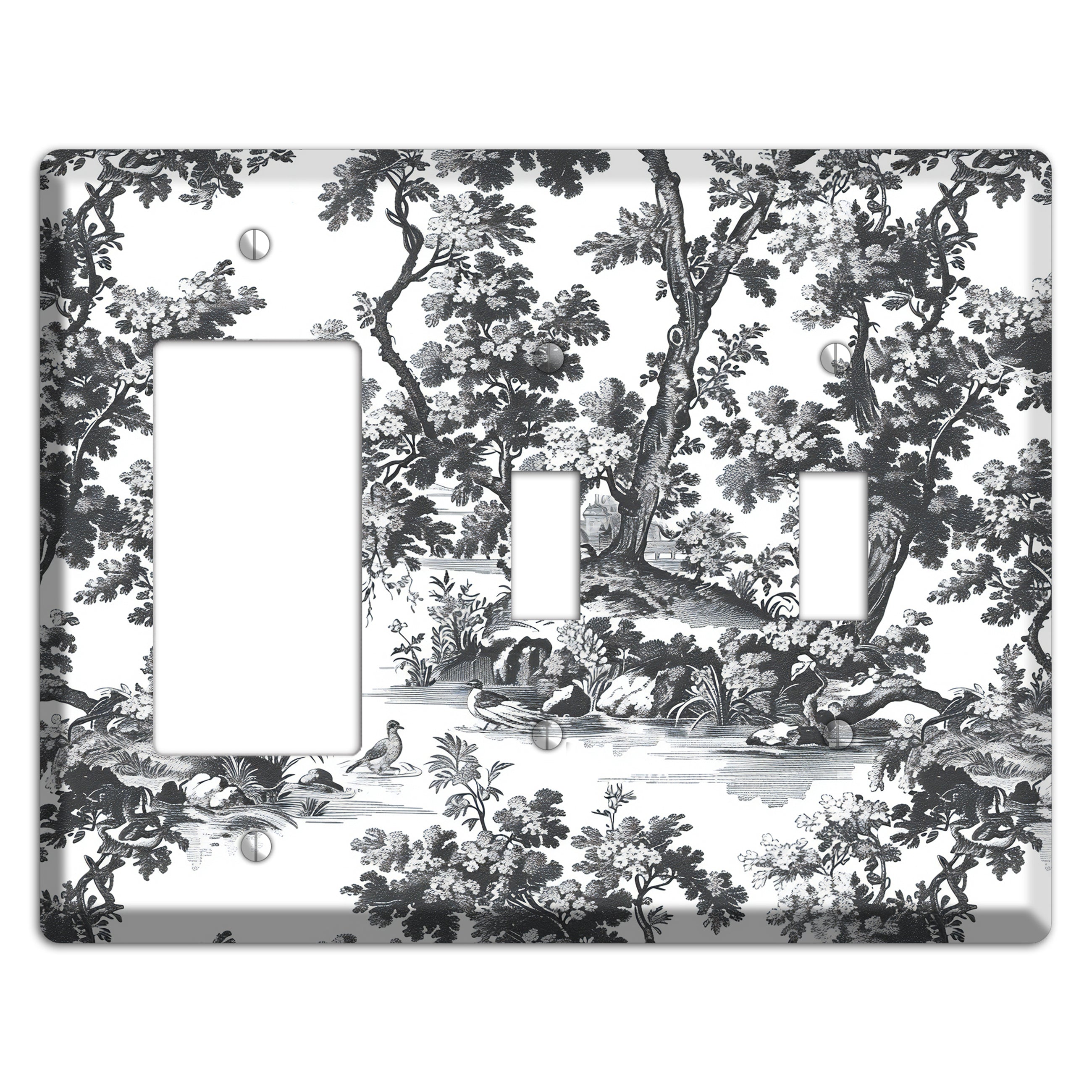 Woodland Reverie Rocker / 2 Toggle Wallplate