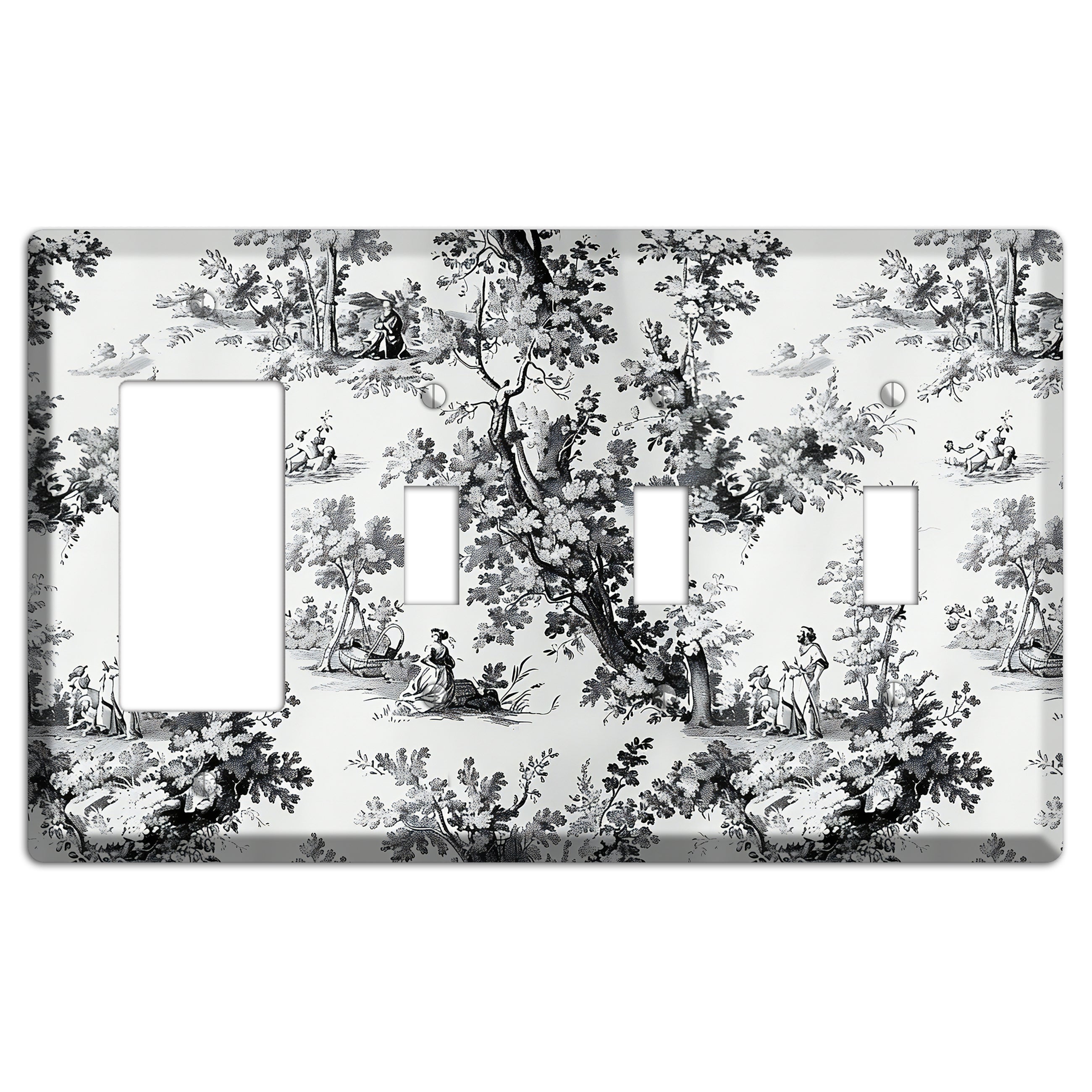 Pastoral Whisper Rocker / 3 Toggle Wallplate