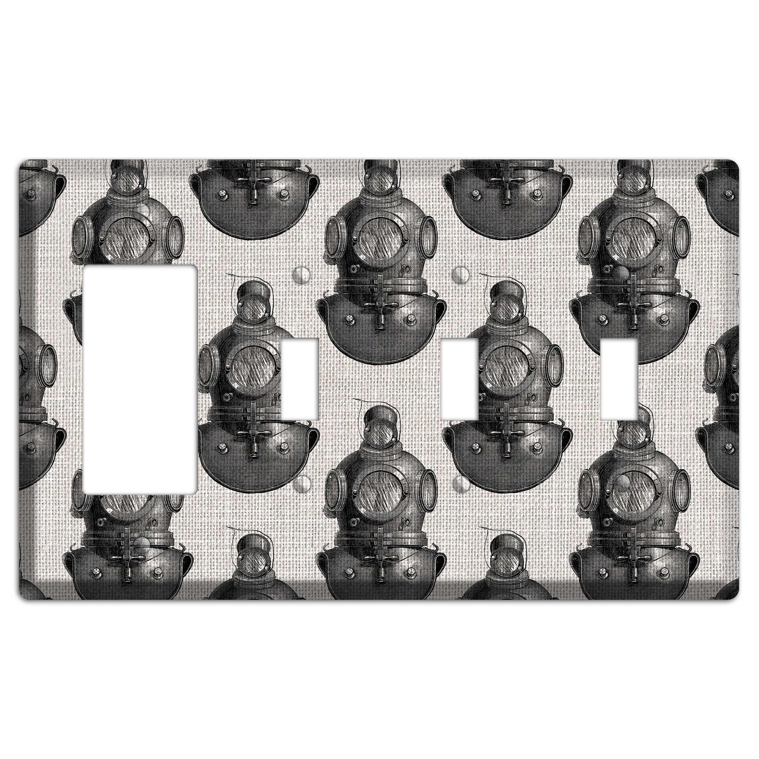 Deep Diver Rocker / 3 Toggle Wallplate