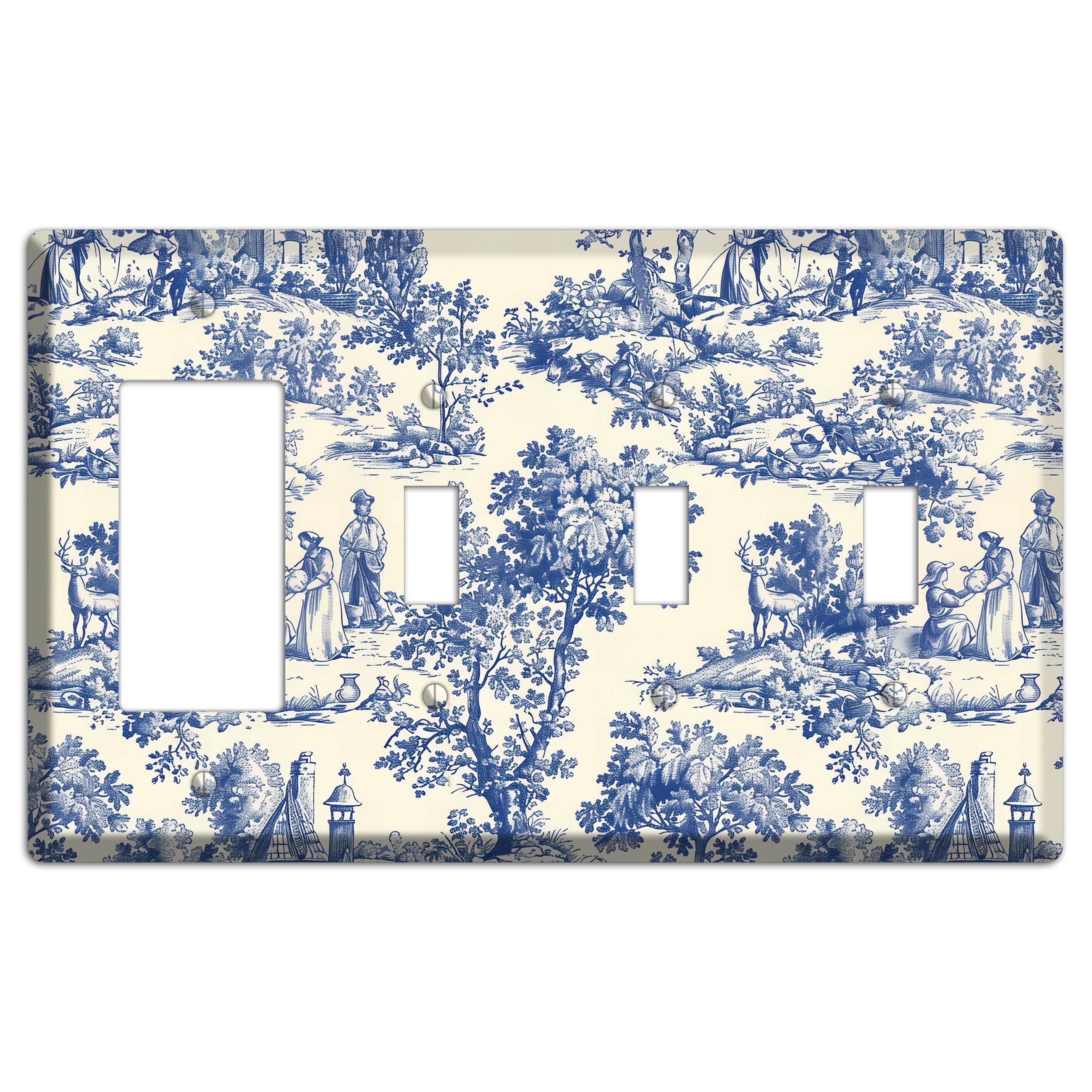 Pastoral Reverie Rocker / 3 Toggle Wallplate