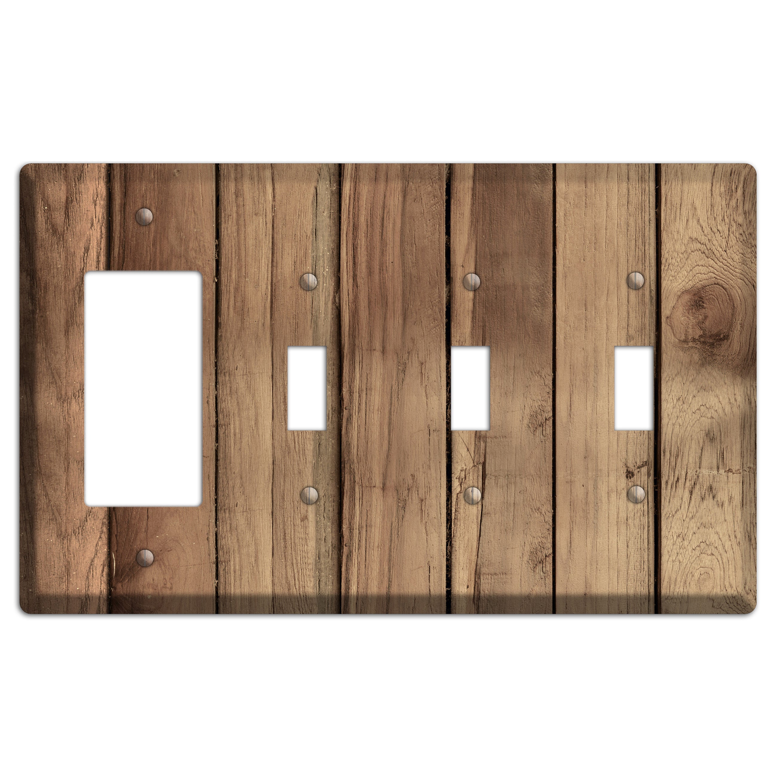 Saltwood Panels Rocker / 3 Toggle Wallplate