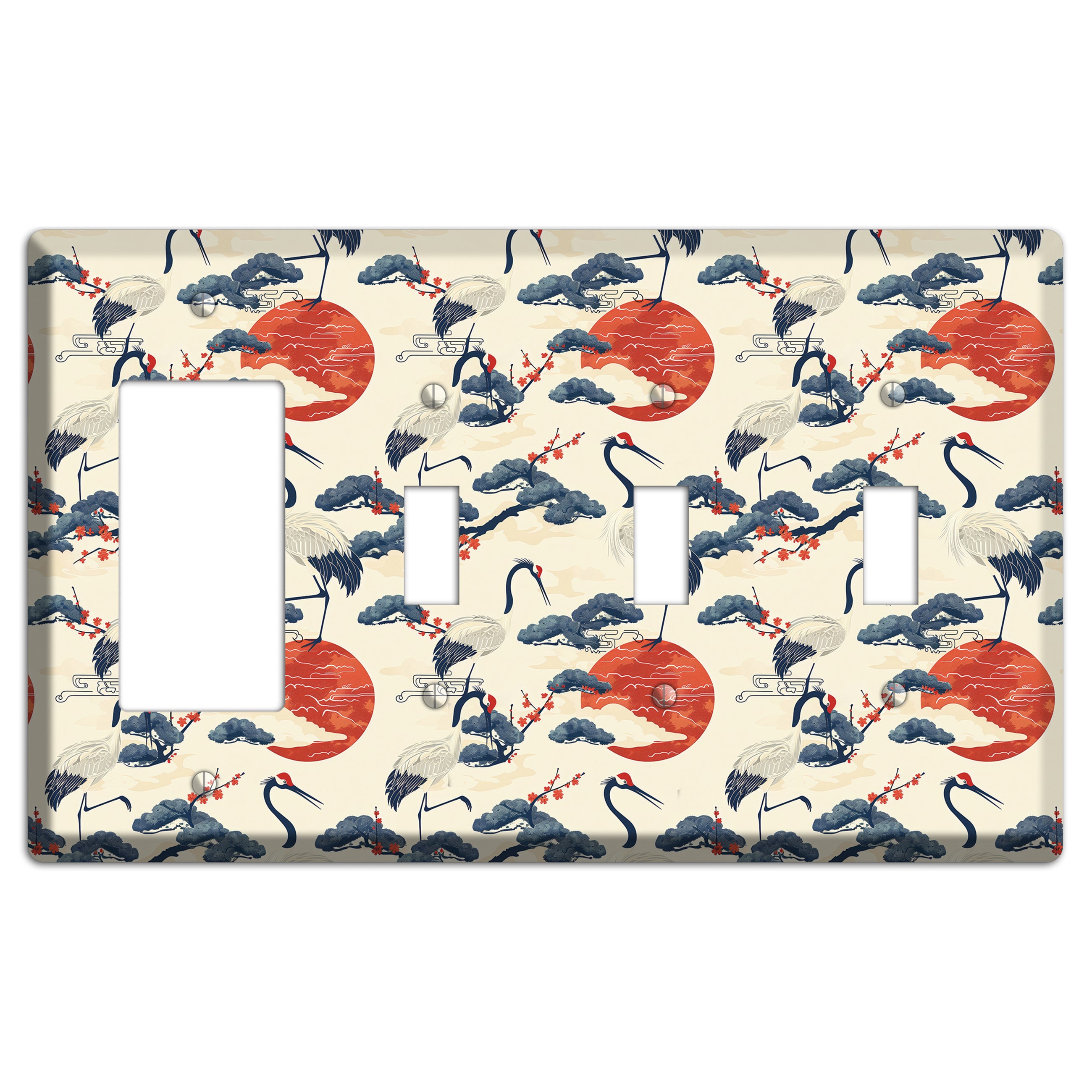 Untitled Design Rocker / 3 Toggle Wallplate