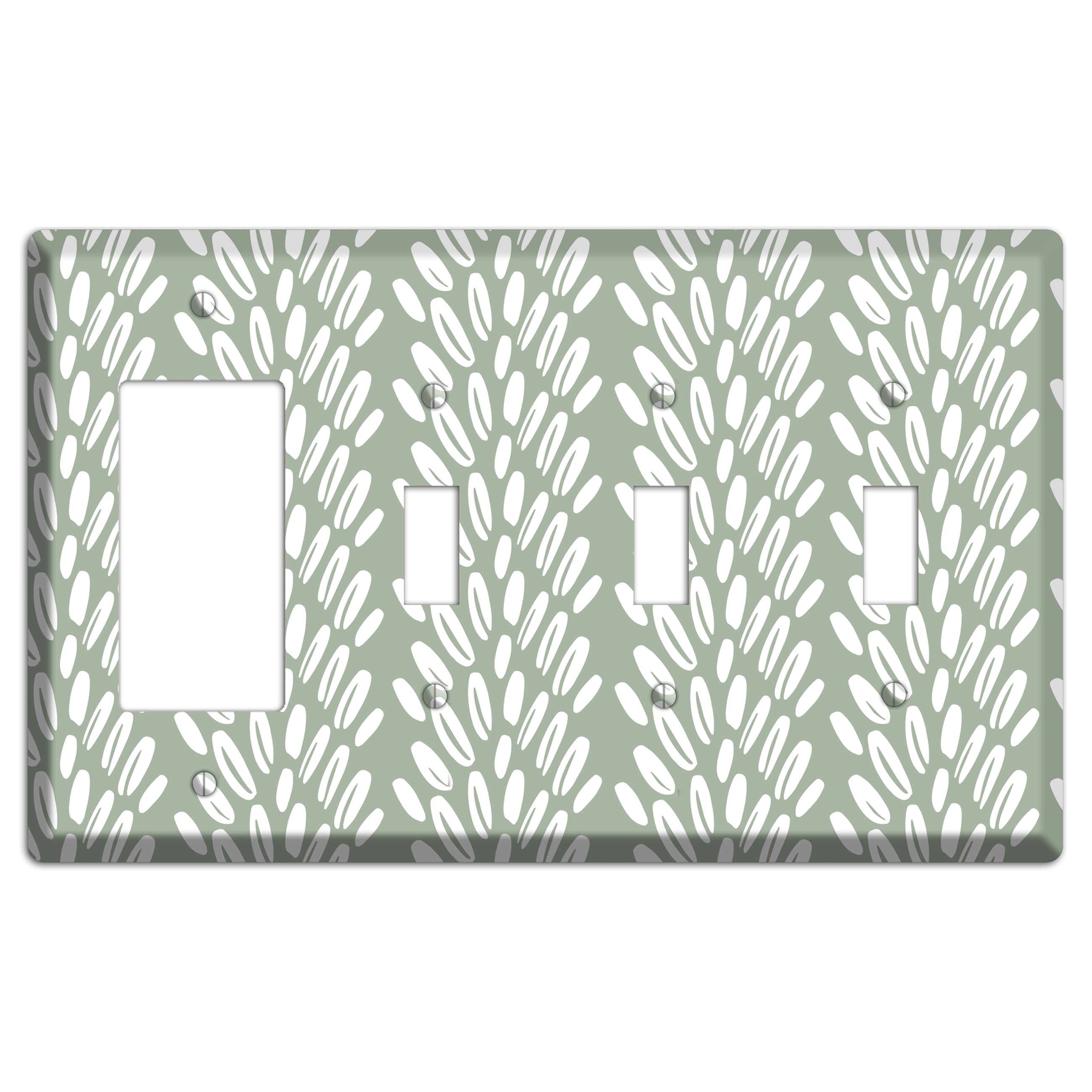 Harvest Whisper Rocker / 3 Toggle Wallplate