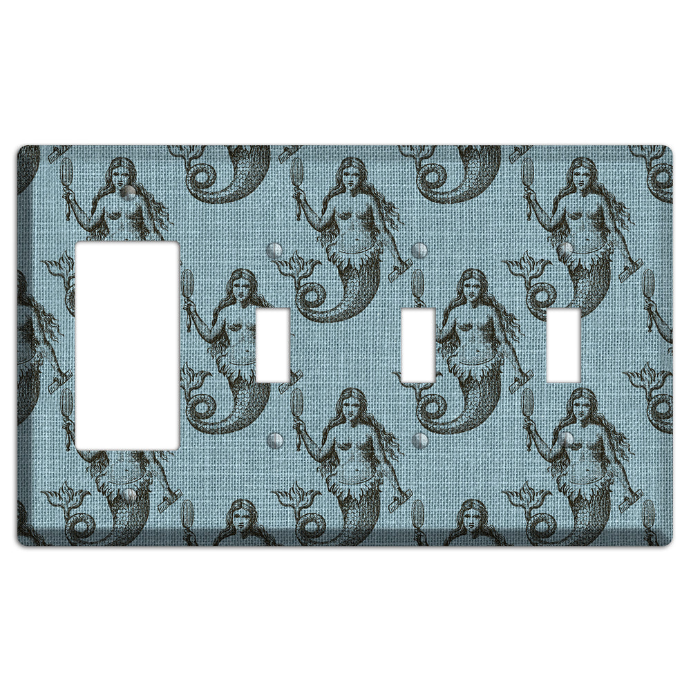 Siren‚Äôs Reflection Rocker / 3 Toggle Wallplate