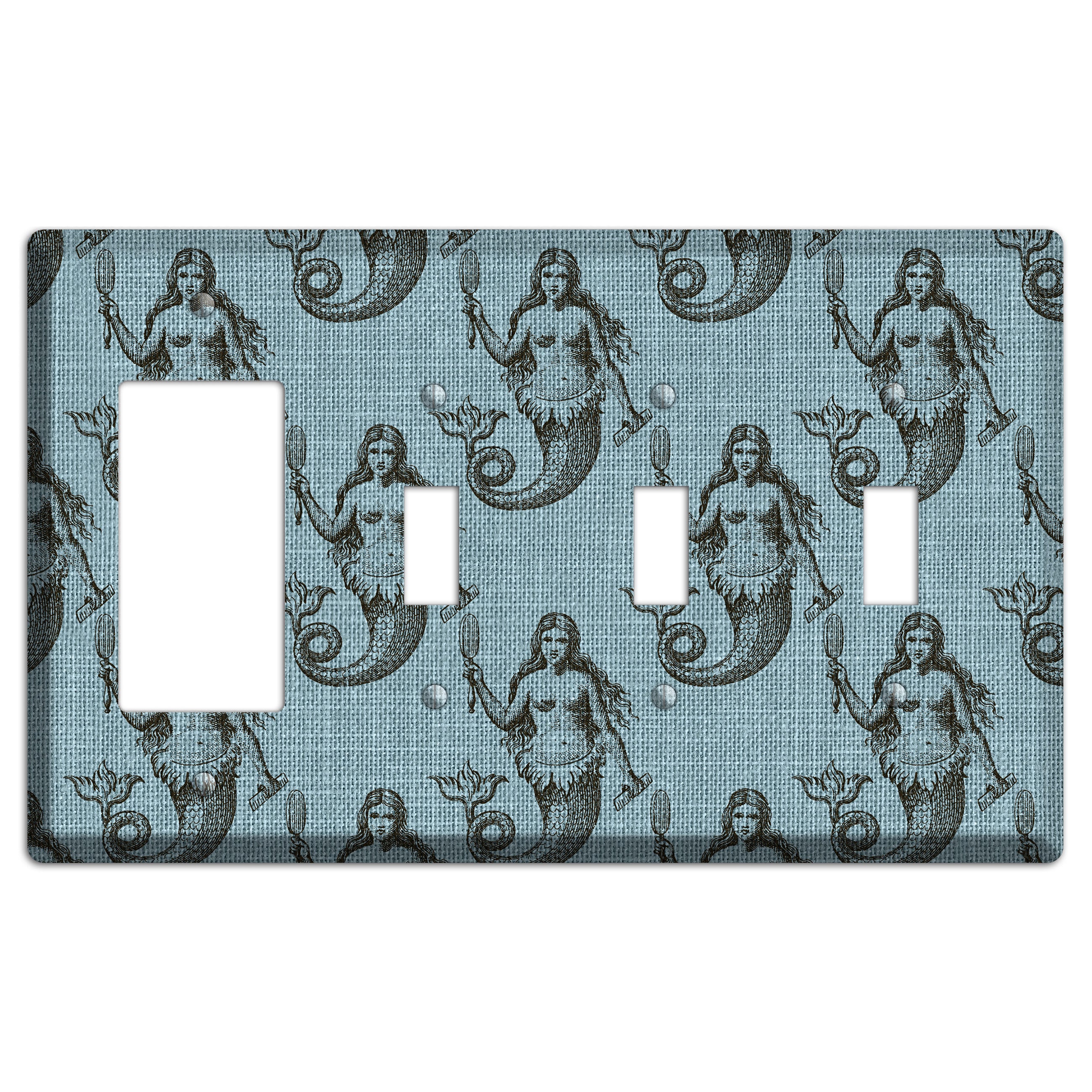 Siren’s Reflection Rocker / 3 Toggle Wallplate