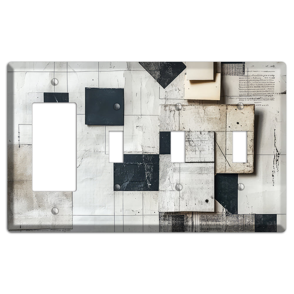 Ledger & Silence Rocker / 3 Toggle Wallplate