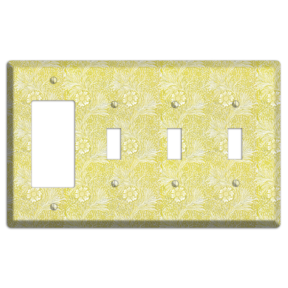 Sunlit Grove Rocker / 3 Toggle Wallplate