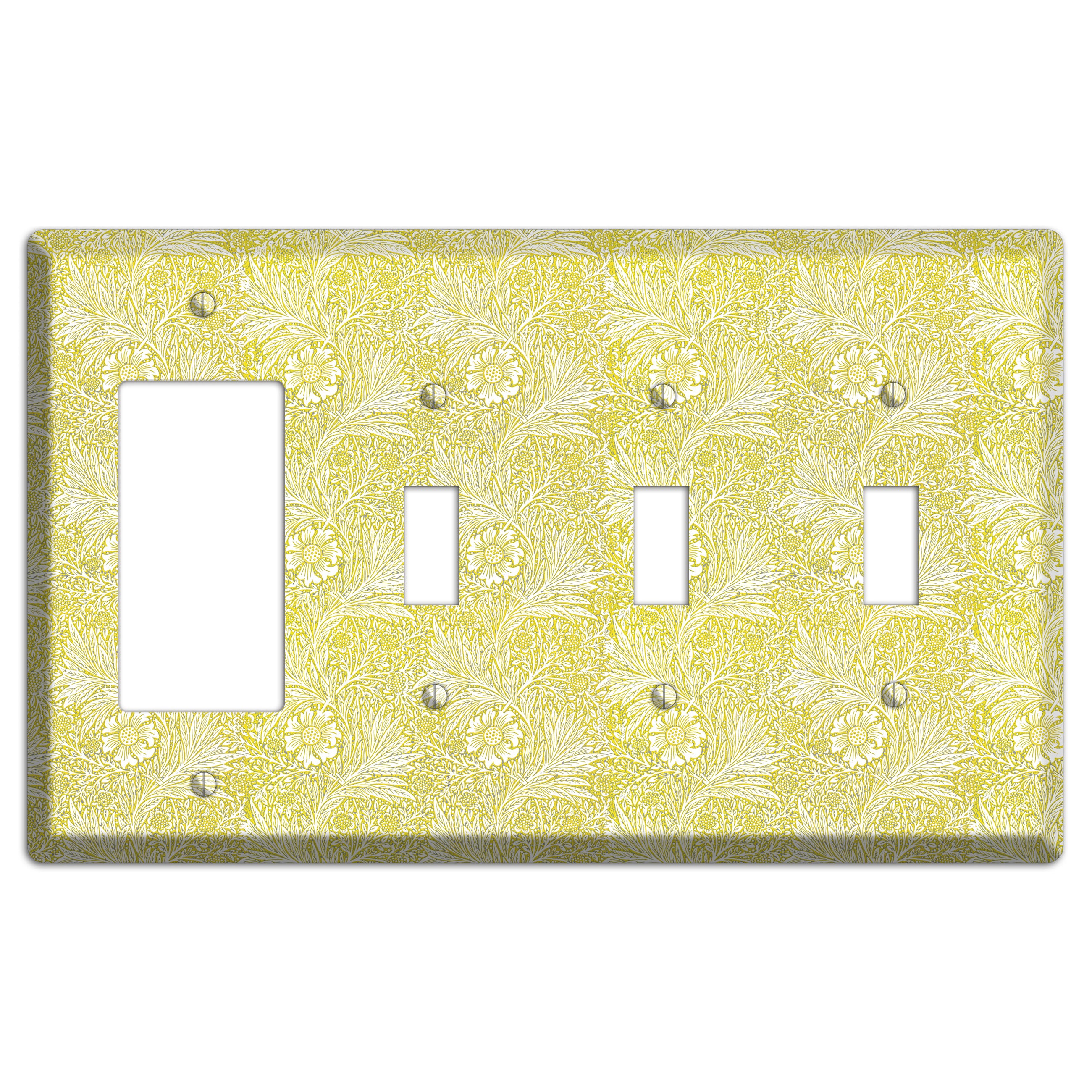 Sunlit Grove Rocker / 3 Toggle Wallplate