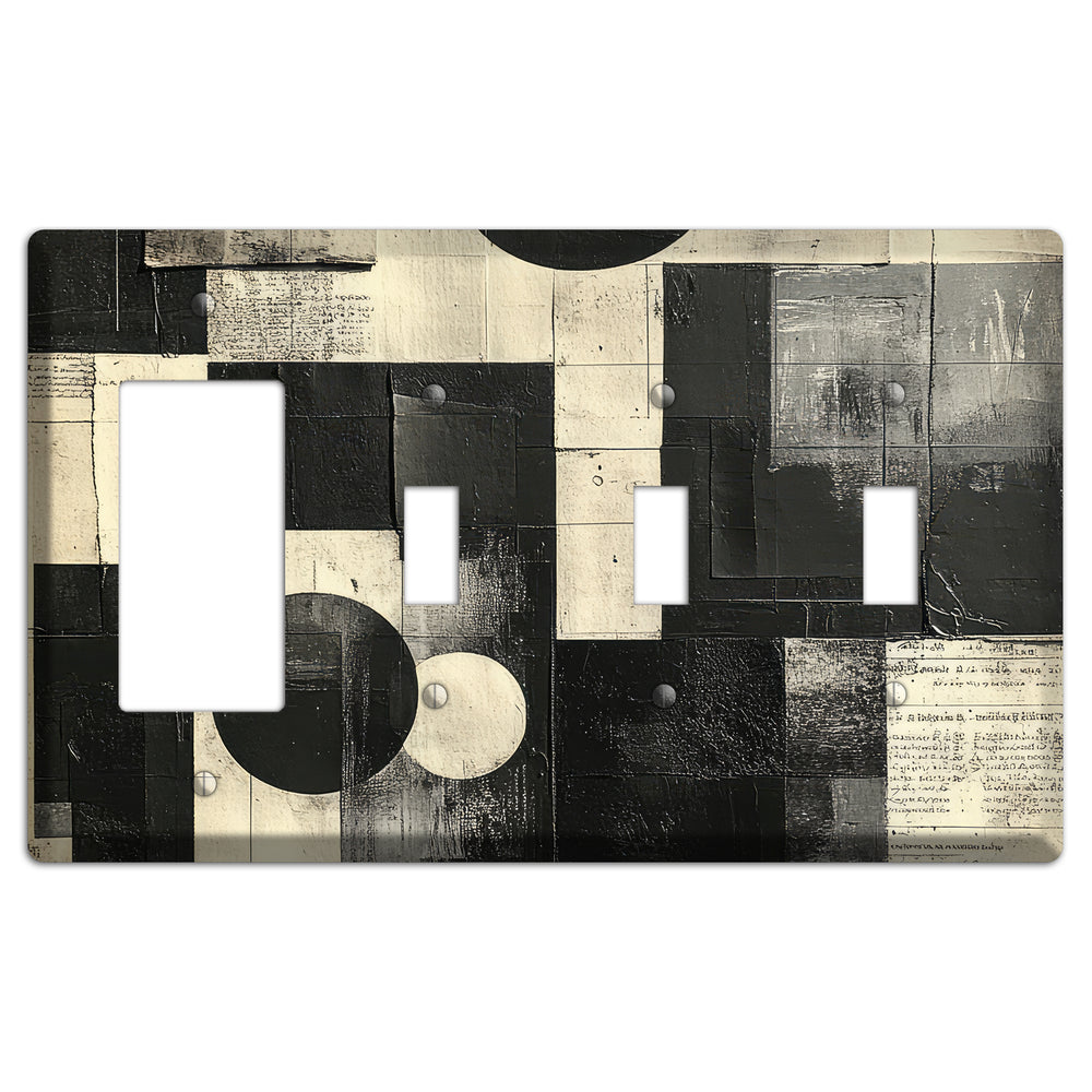 Untitled Design Rocker / 3 Toggle Wallplate