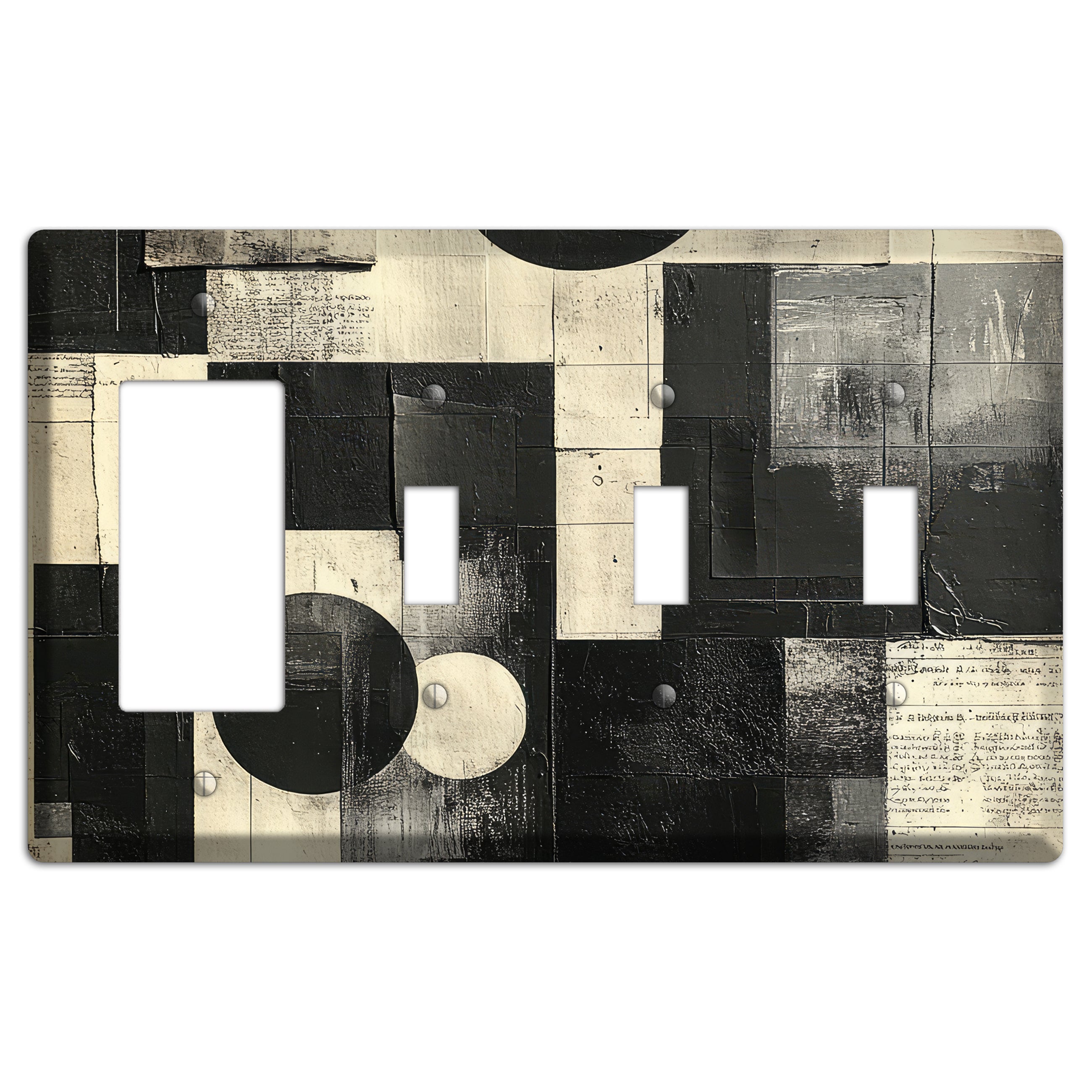 Untitled Design Rocker / 3 Toggle Wallplate