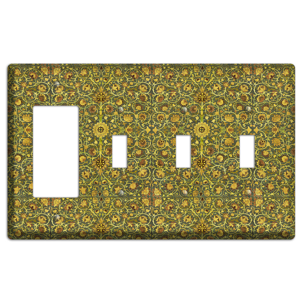 Heirloom Vinework Rocker / 3 Toggle Wallplate