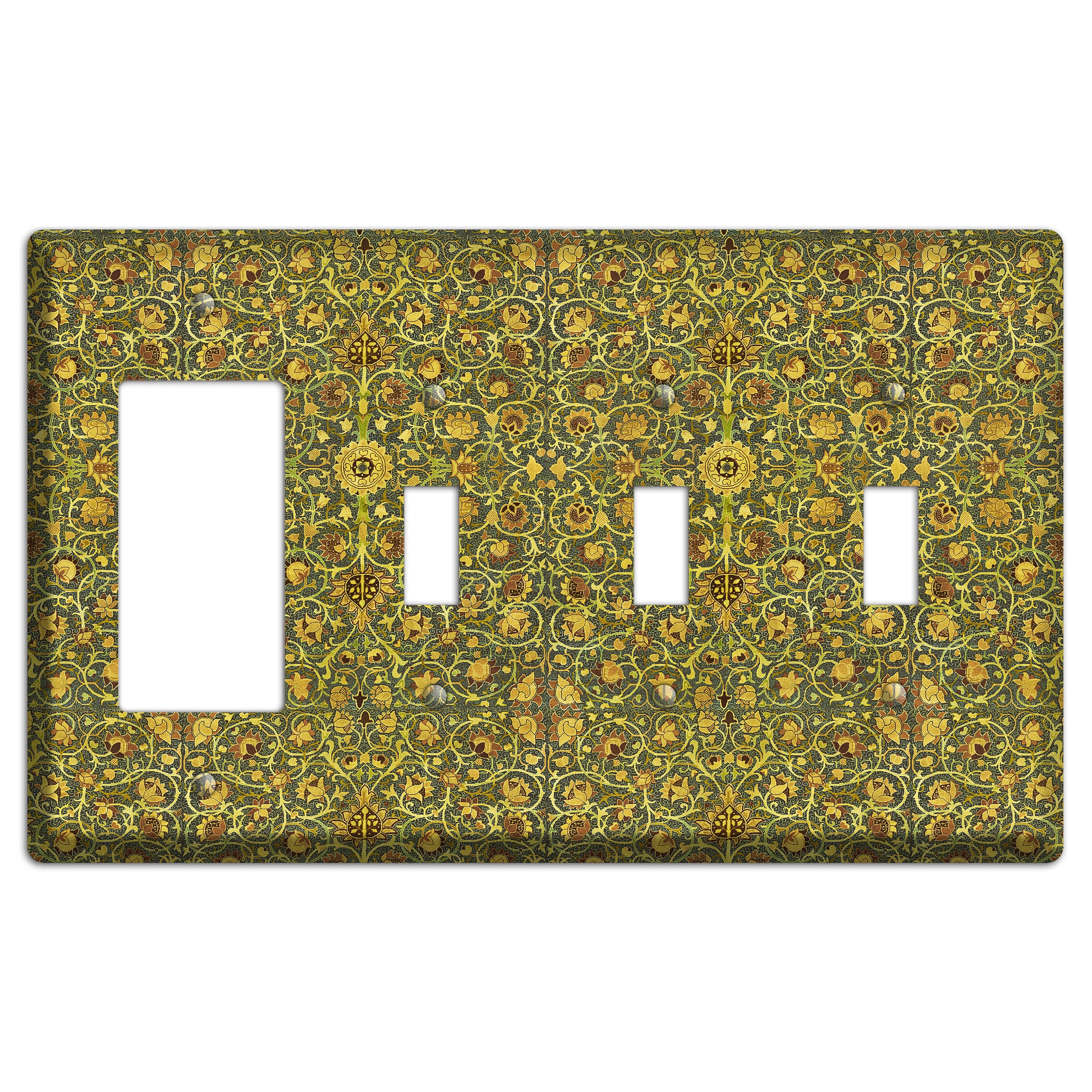 Heirloom Vinework Rocker / 3 Toggle Wallplate