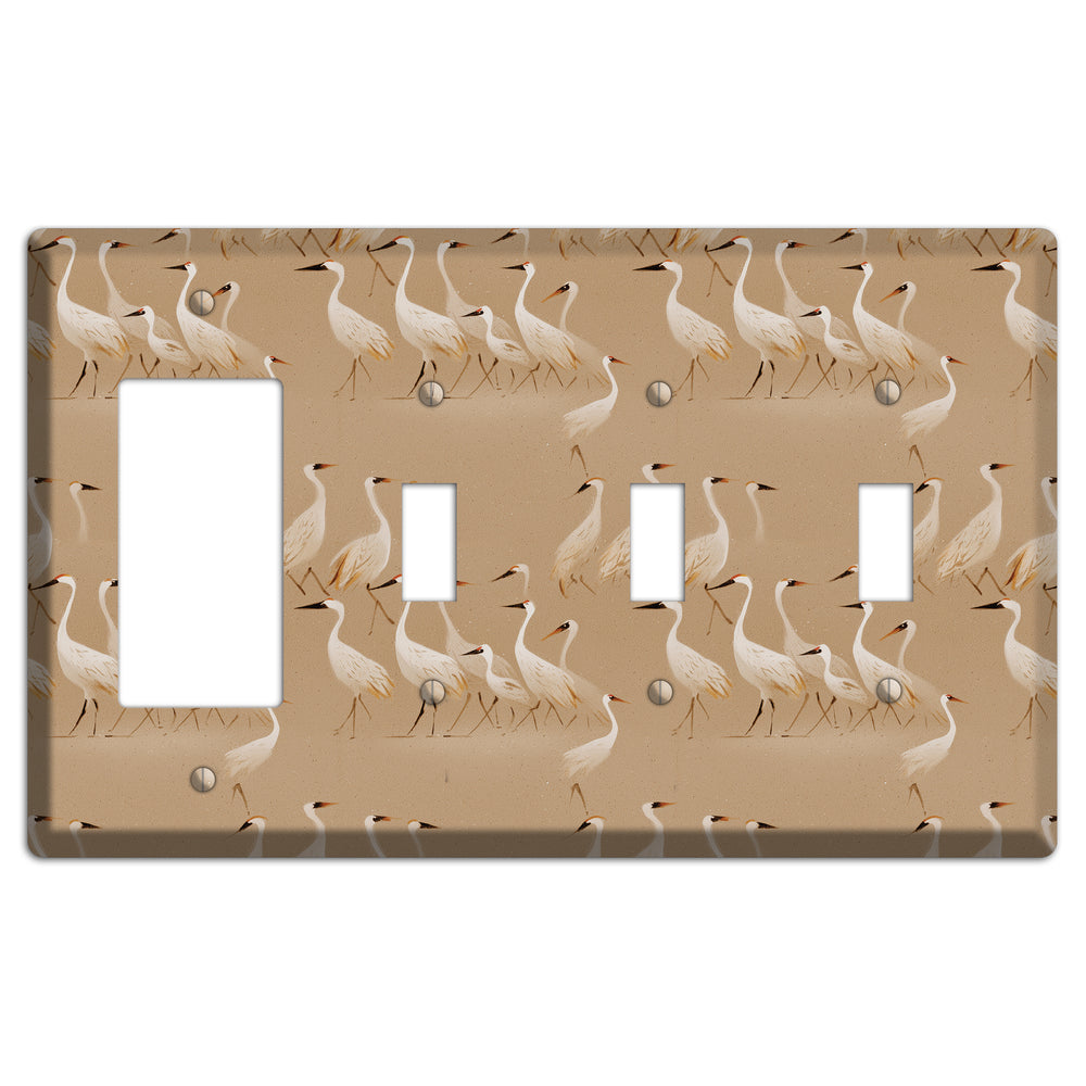 Sandy Shore Gathering Rocker / 3 Toggle Wallplate