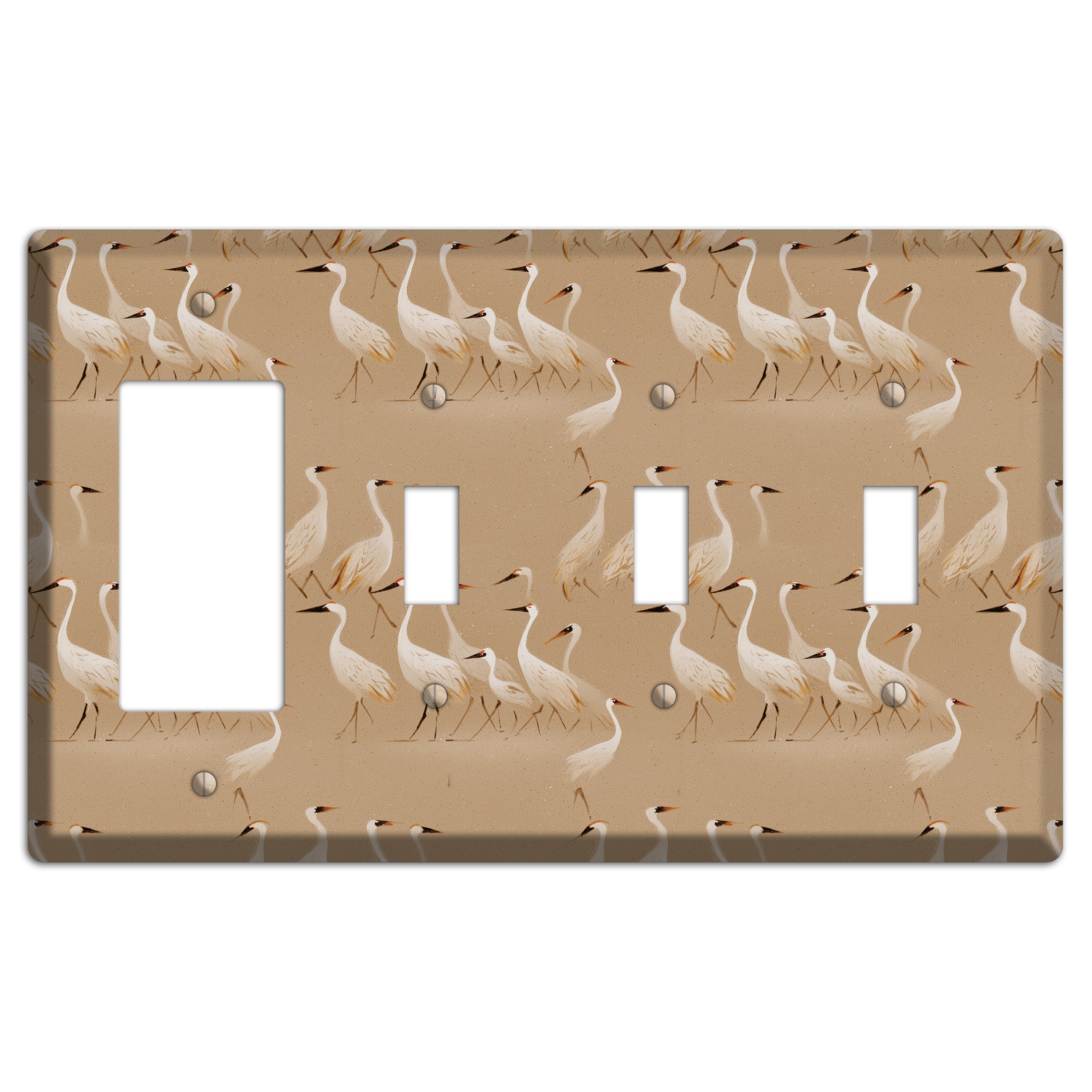 Sandy Shore Gathering Rocker / 3 Toggle Wallplate