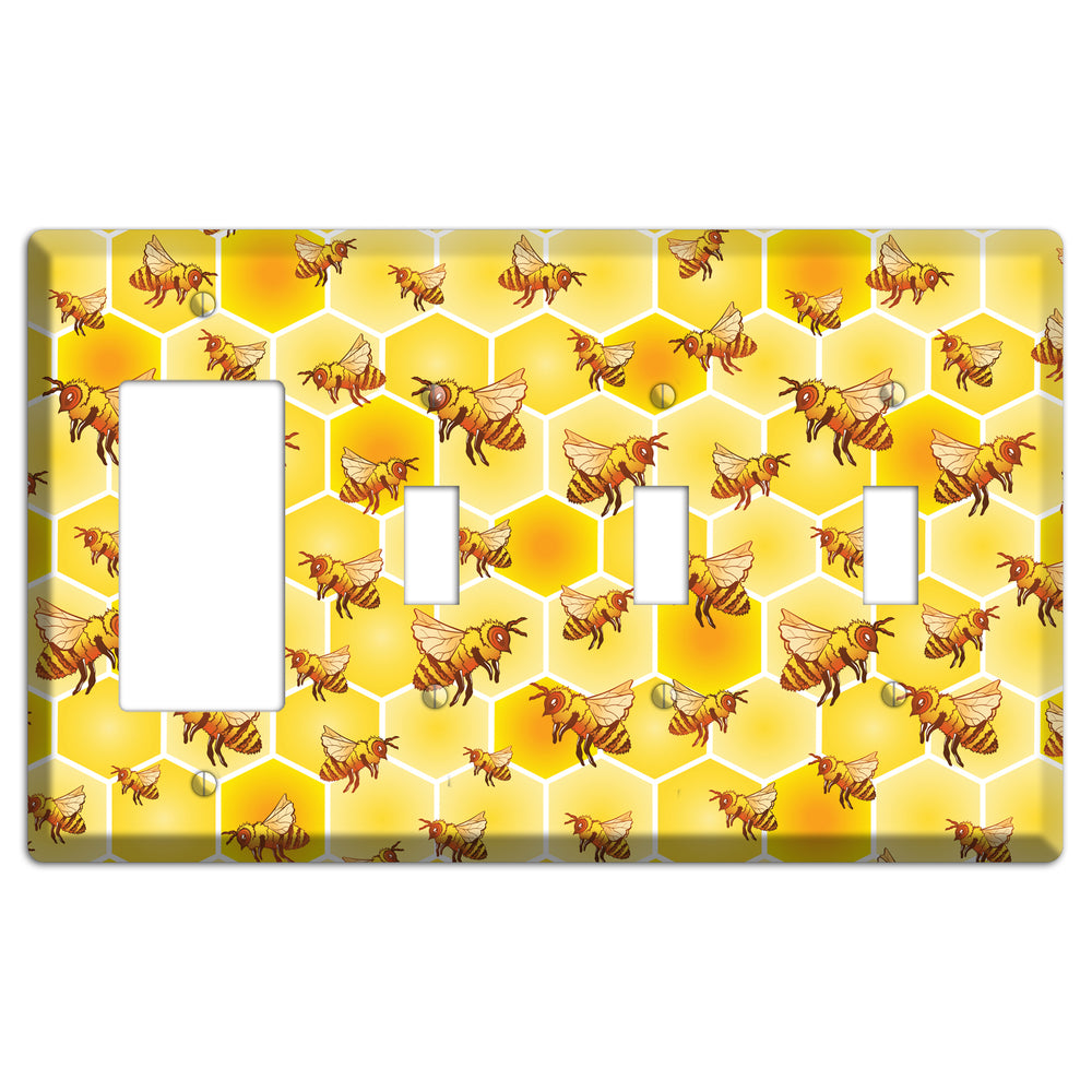 Colony in Motion Rocker / 3 Toggle Wallplate