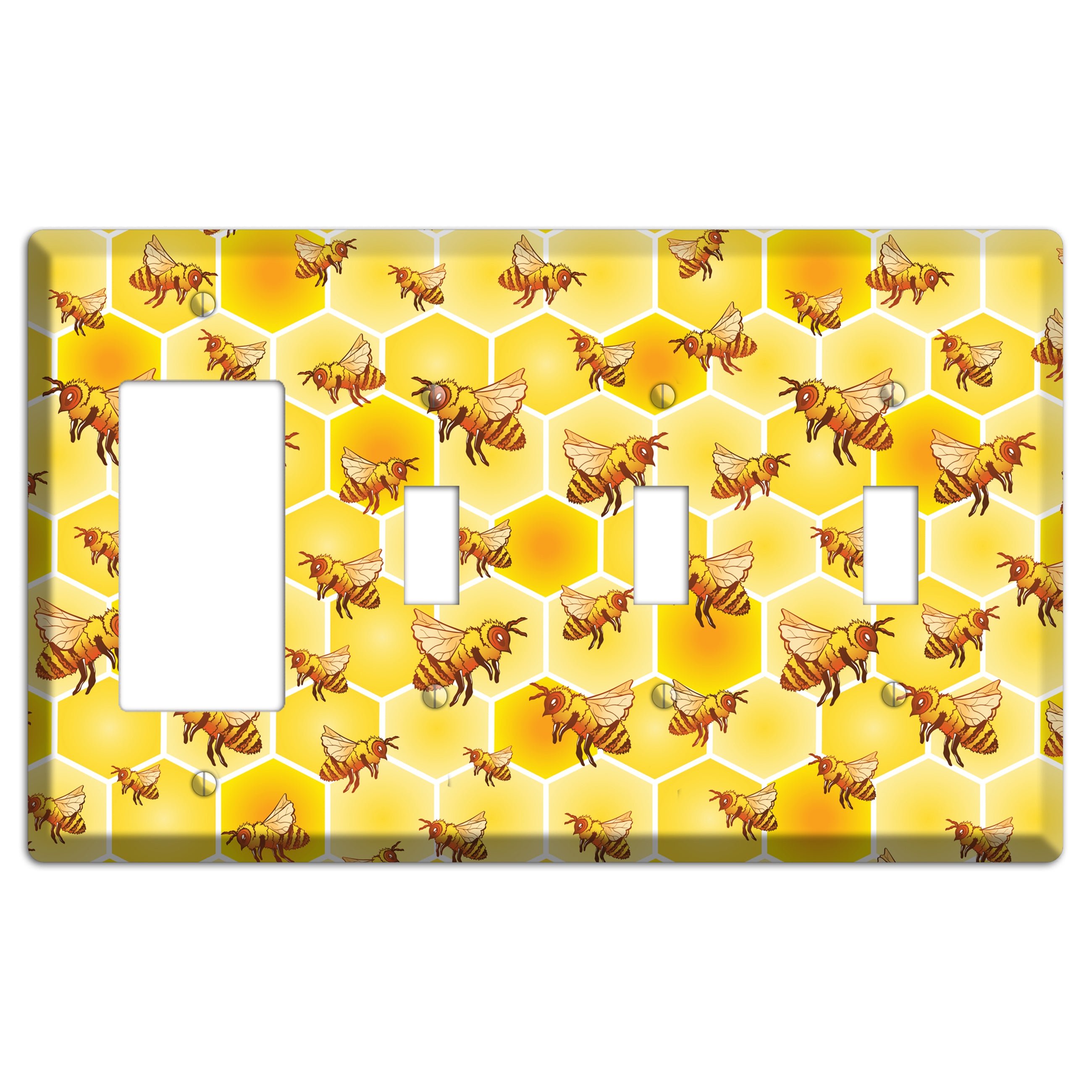 Colony in Motion Rocker / 3 Toggle Wallplate