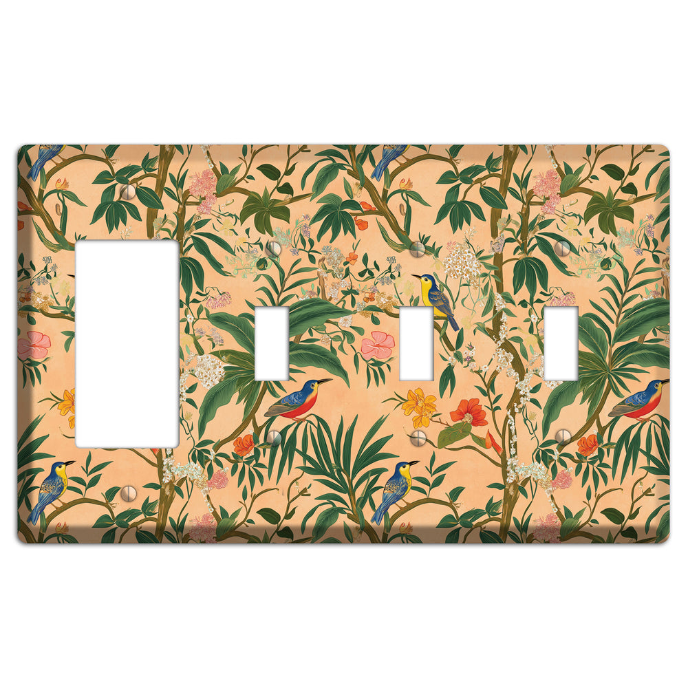Canopy Serenade Rocker / 3 Toggle Wallplate