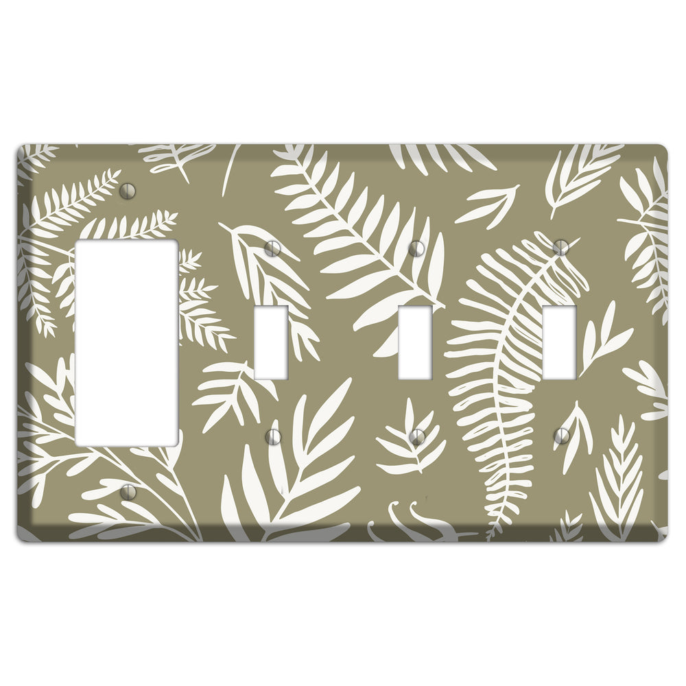 Fernweh & Fog Rocker / 3 Toggle Wallplate
