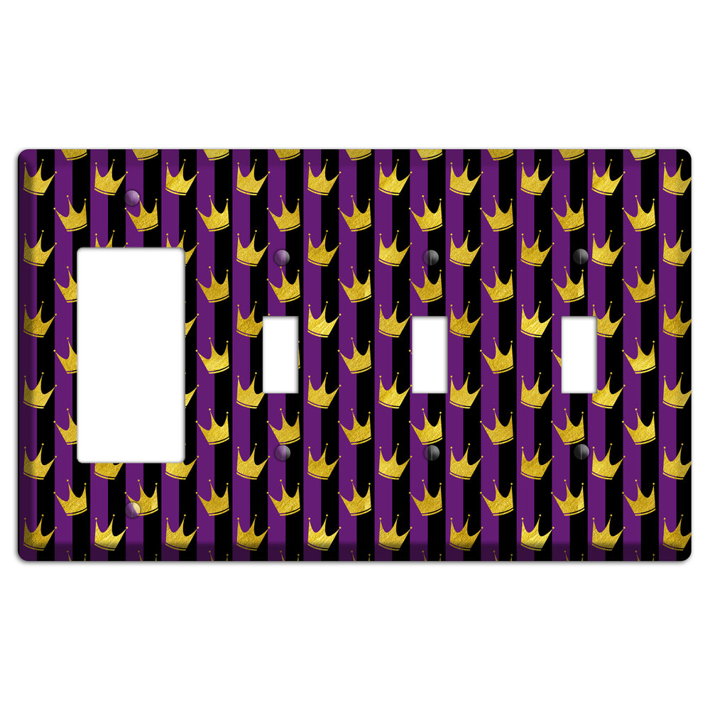 Royal Parade Rocker / 3 Toggle Wallplate