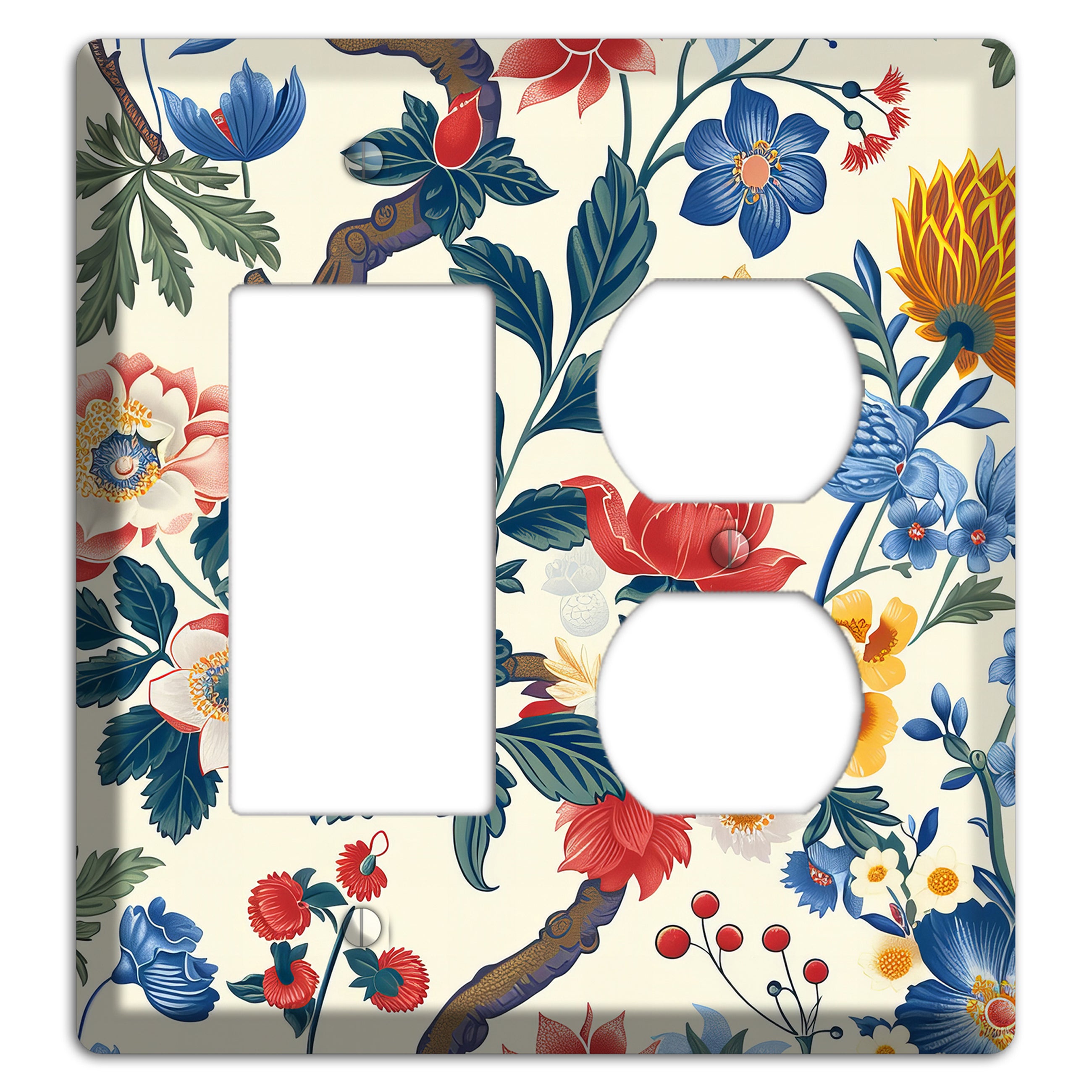 Cottage Garden Reverie Rocker / Duplex Wallplate