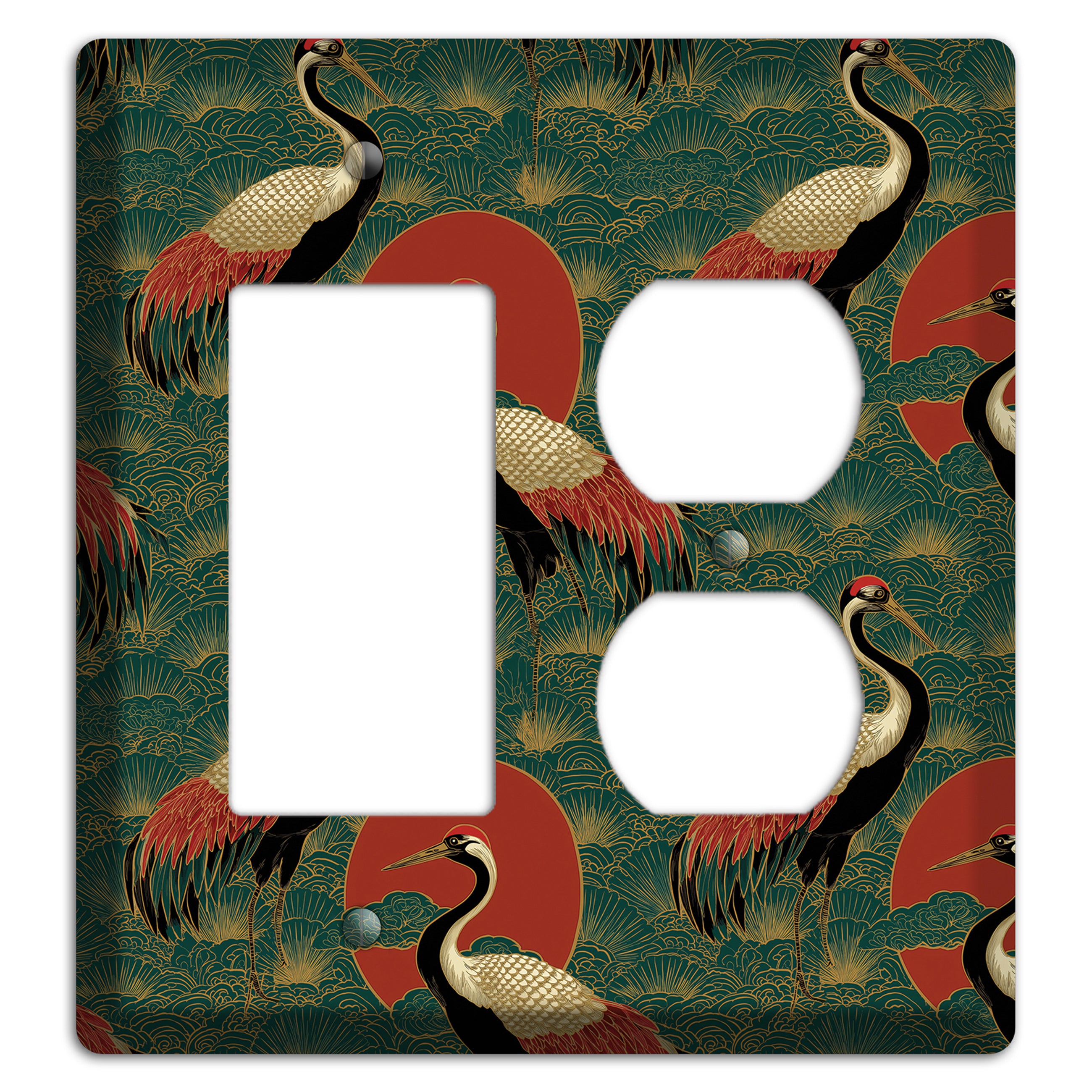 Jade Sun Sentinels Rocker / Duplex Wallplate